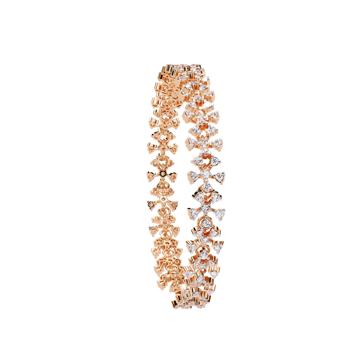 jardin royale lab grown diamond bracelet