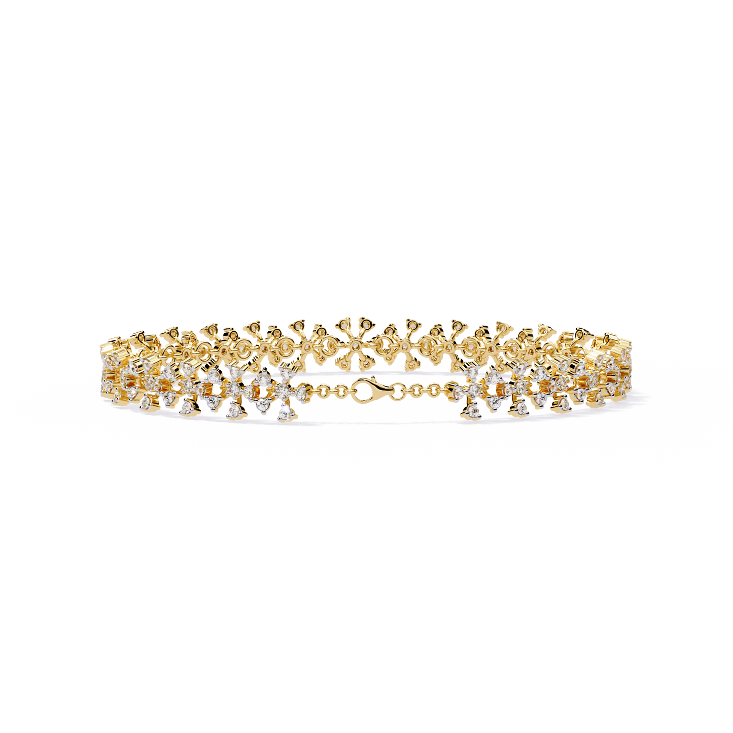 jardin royale lab grown diamond bracelet