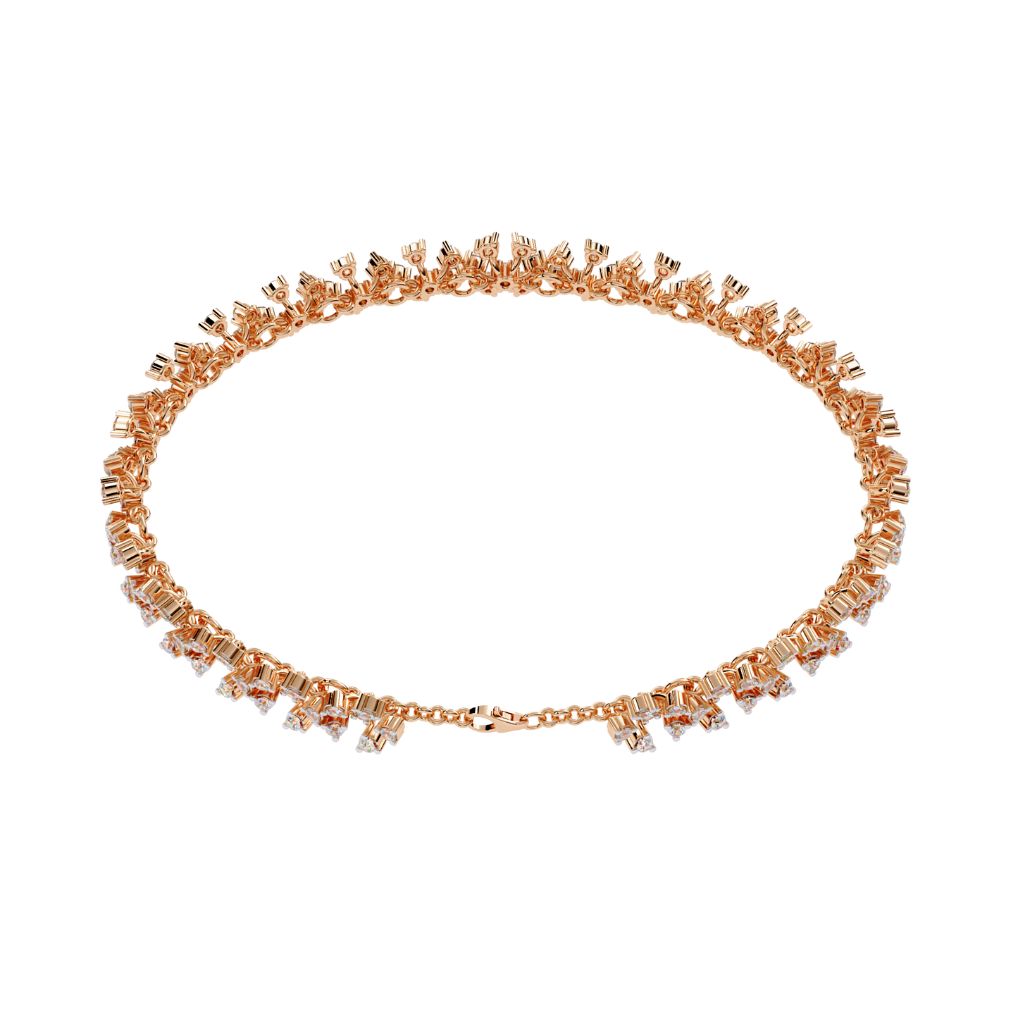jardin royale lab grown diamond bracelet