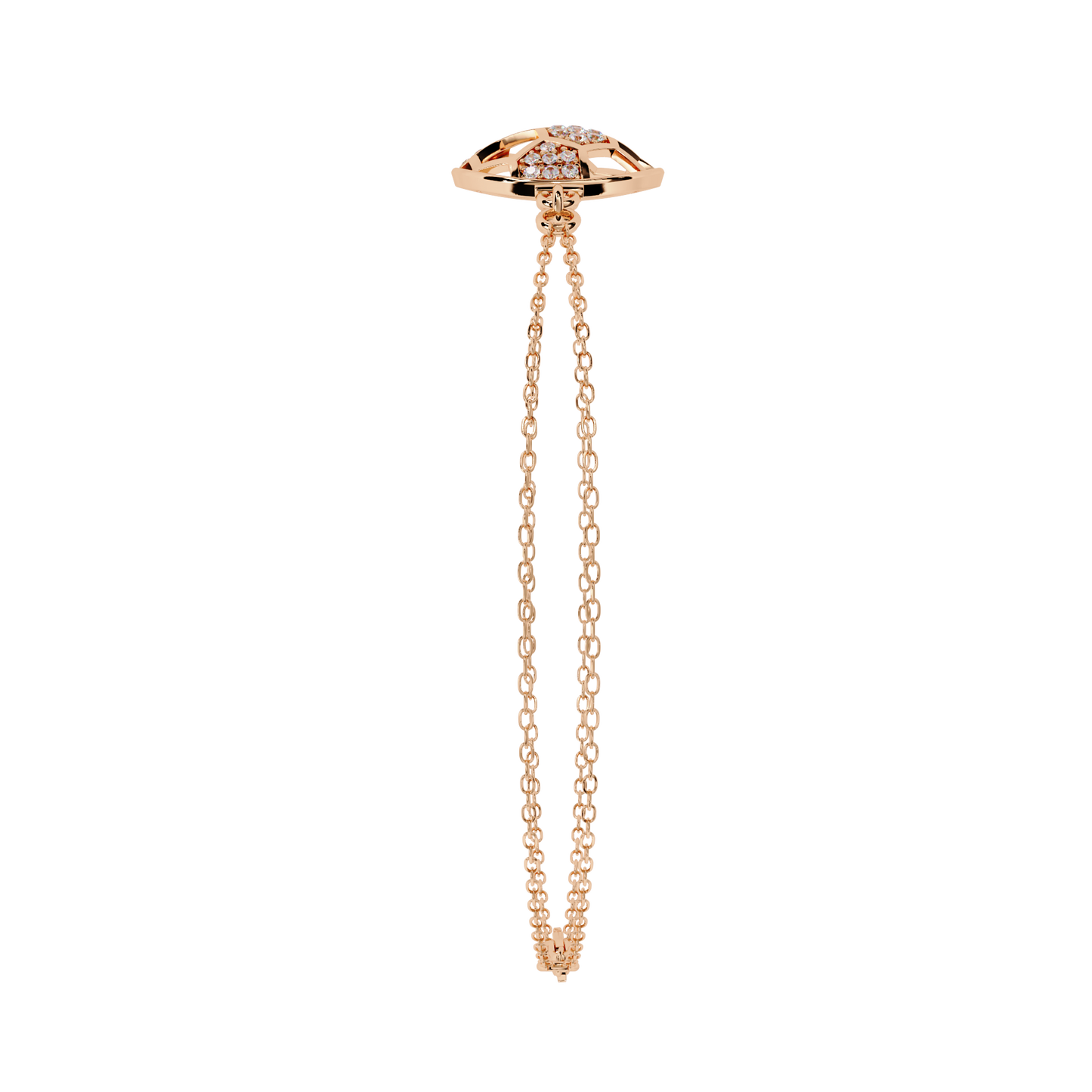 soccer chic lab grown diamond chain bracelet