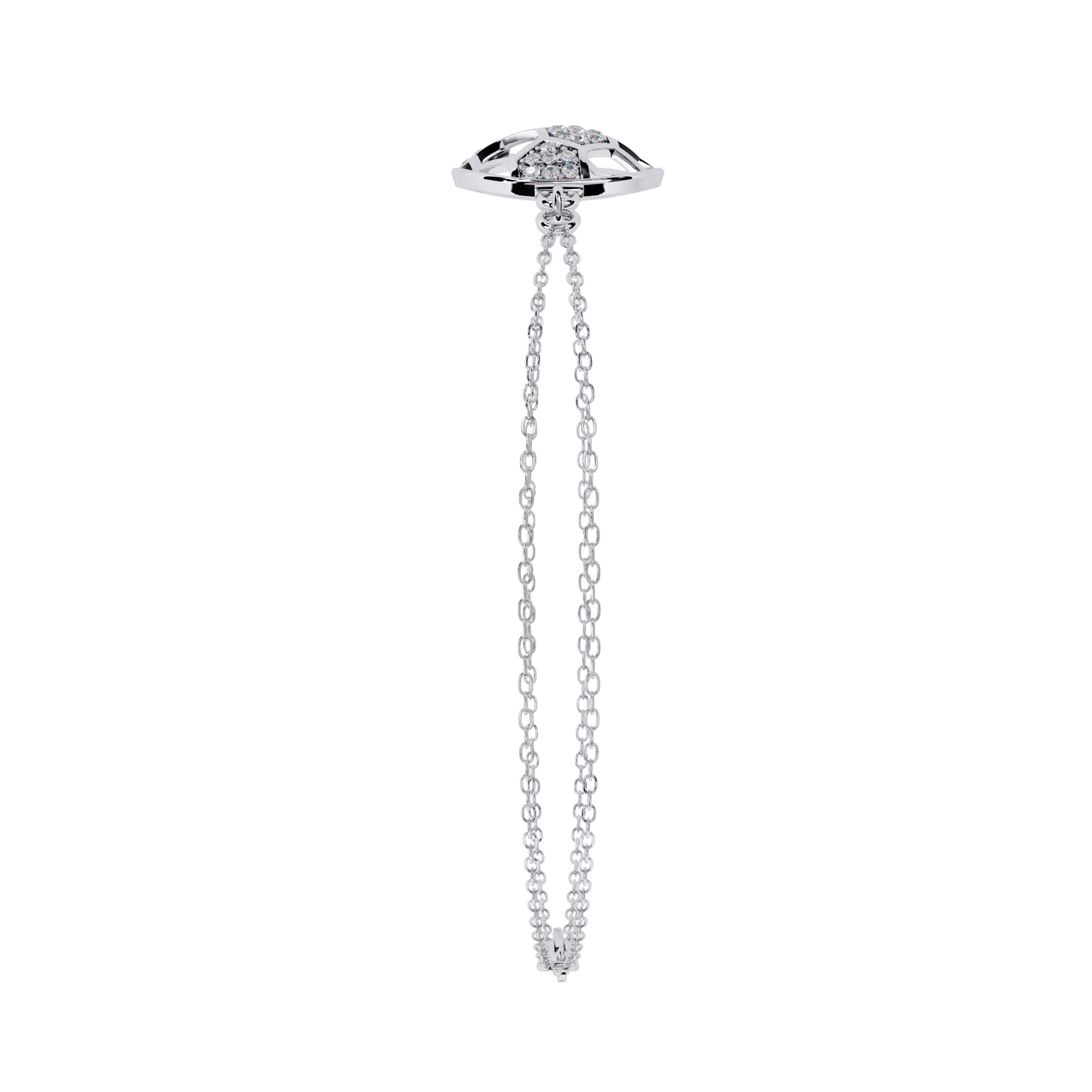 soccer chic lab grown diamond chain bracelet