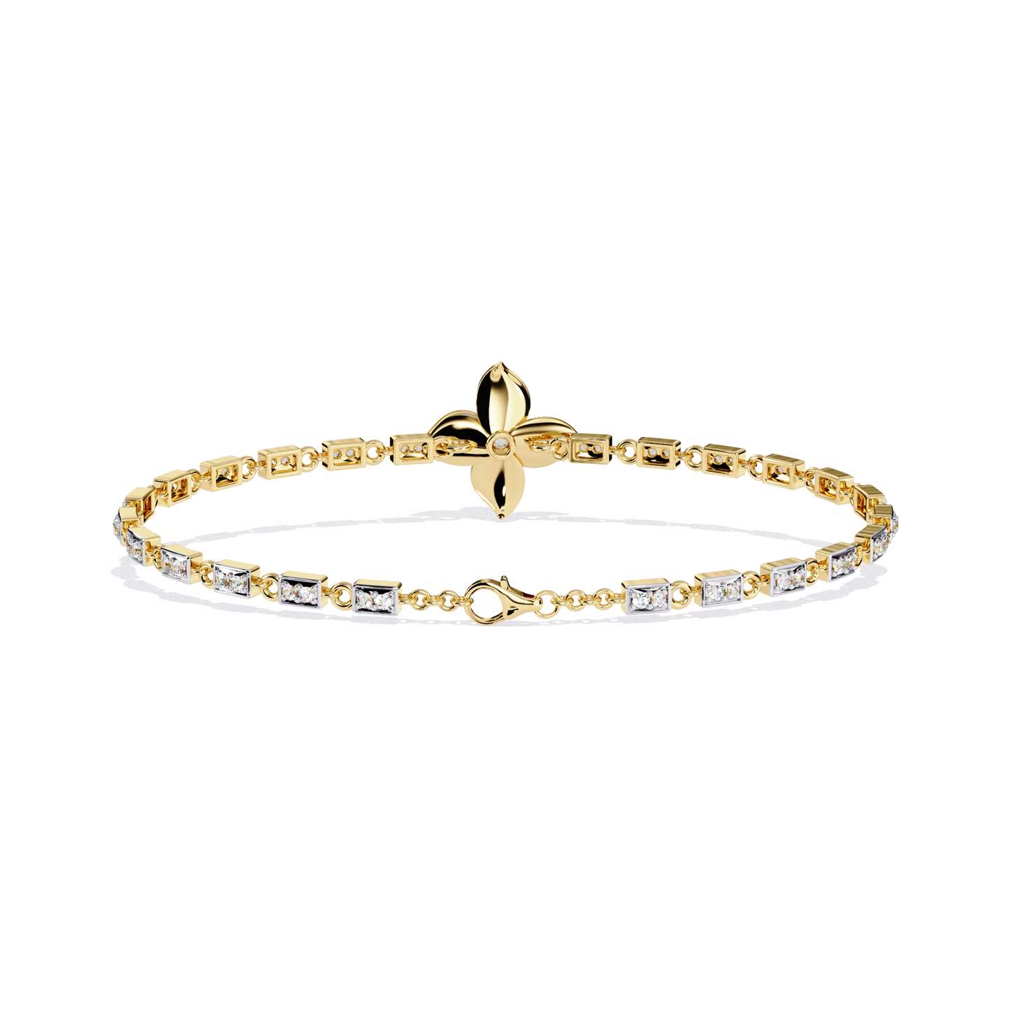 fleur royale lab grown diamond bracelet