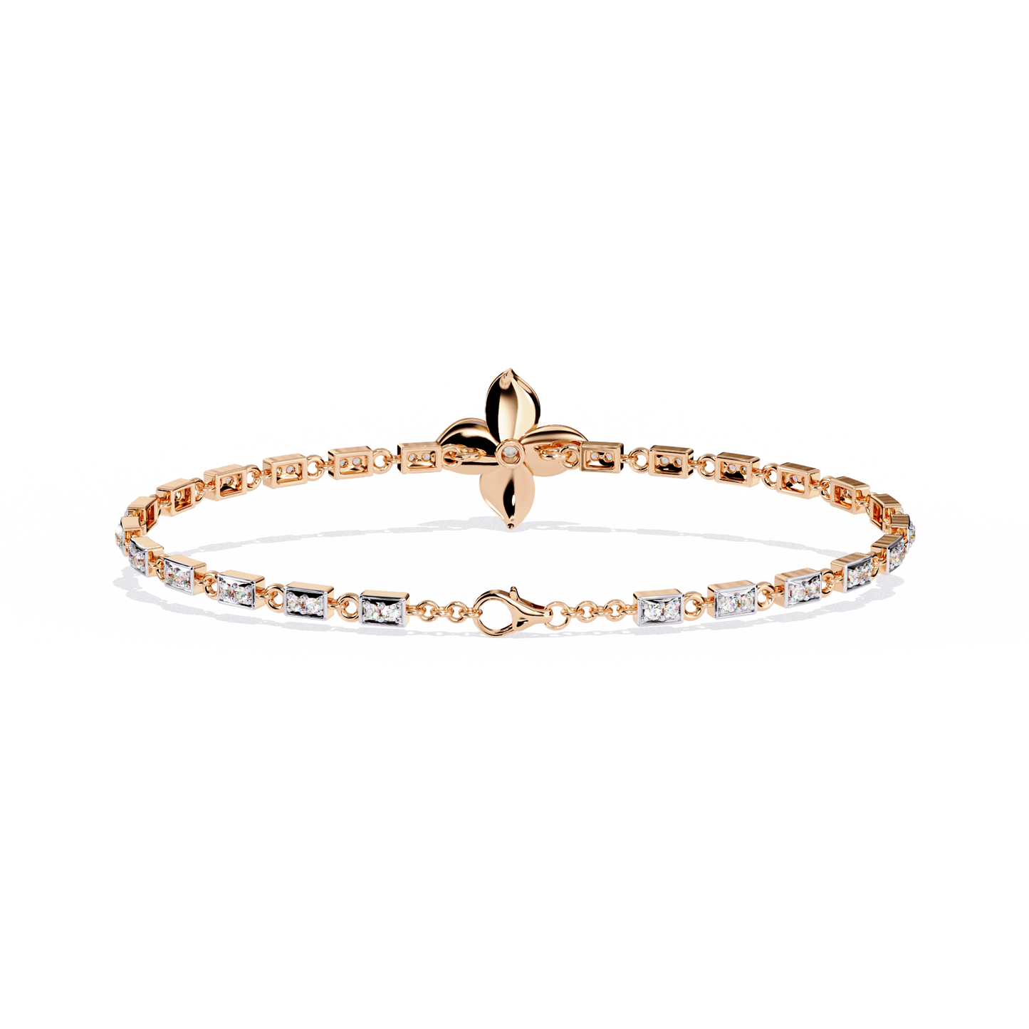 fleur royale lab grown diamond bracelet