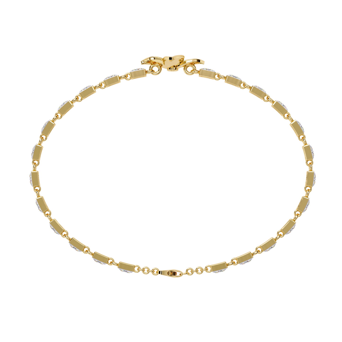 fleur royale lab grown diamond bracelet