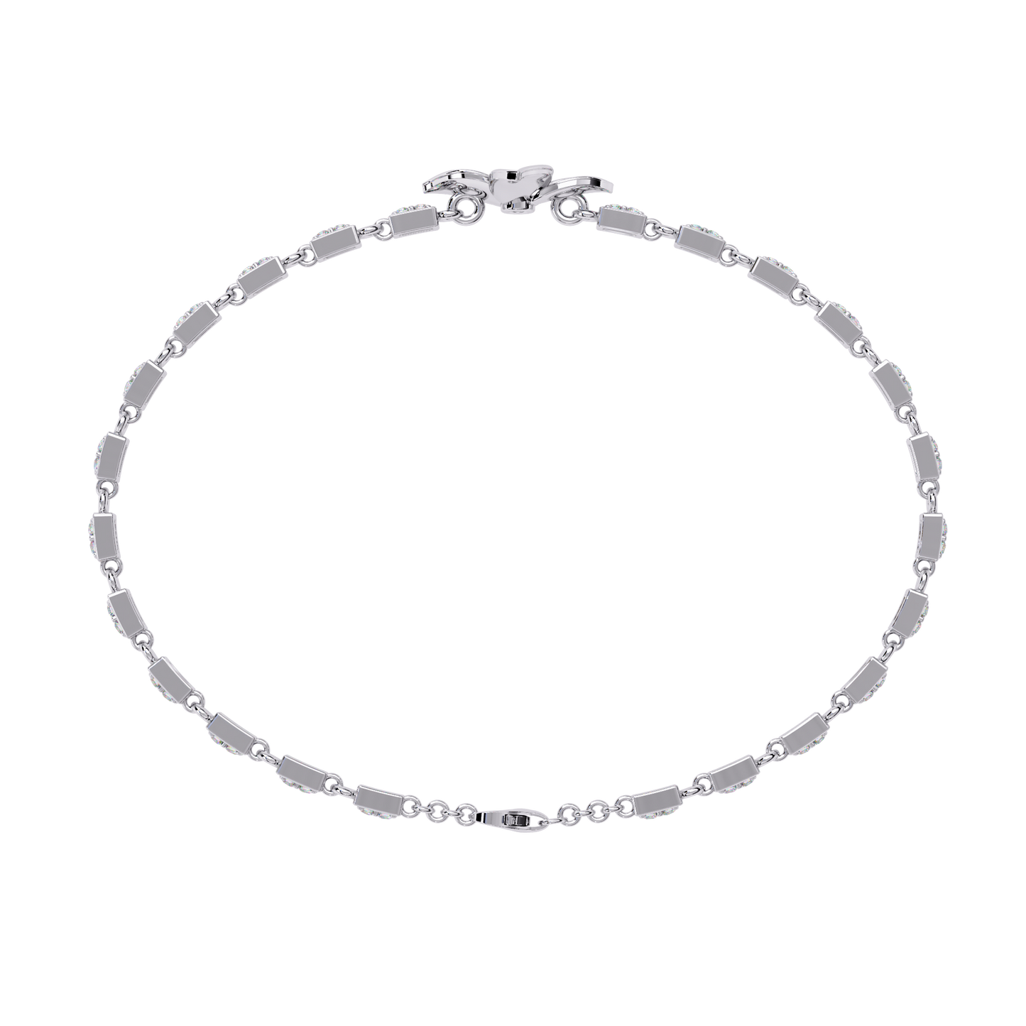 fleur royale lab grown diamond bracelet