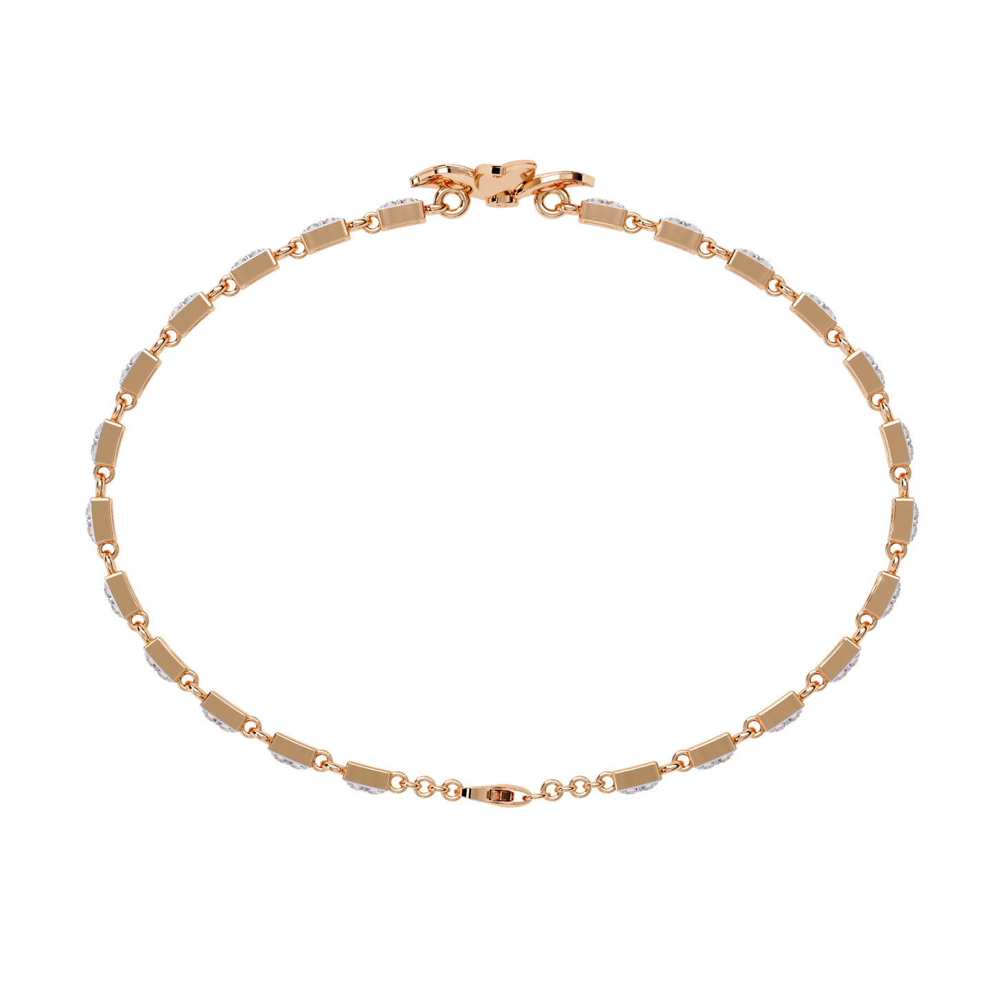fleur royale lab grown diamond bracelet