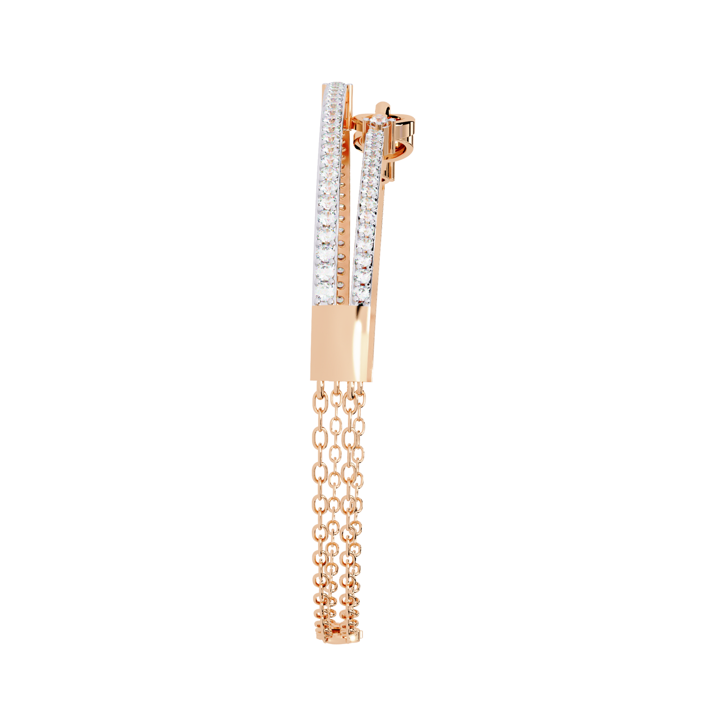 chain chic lab grown diamond bracelet