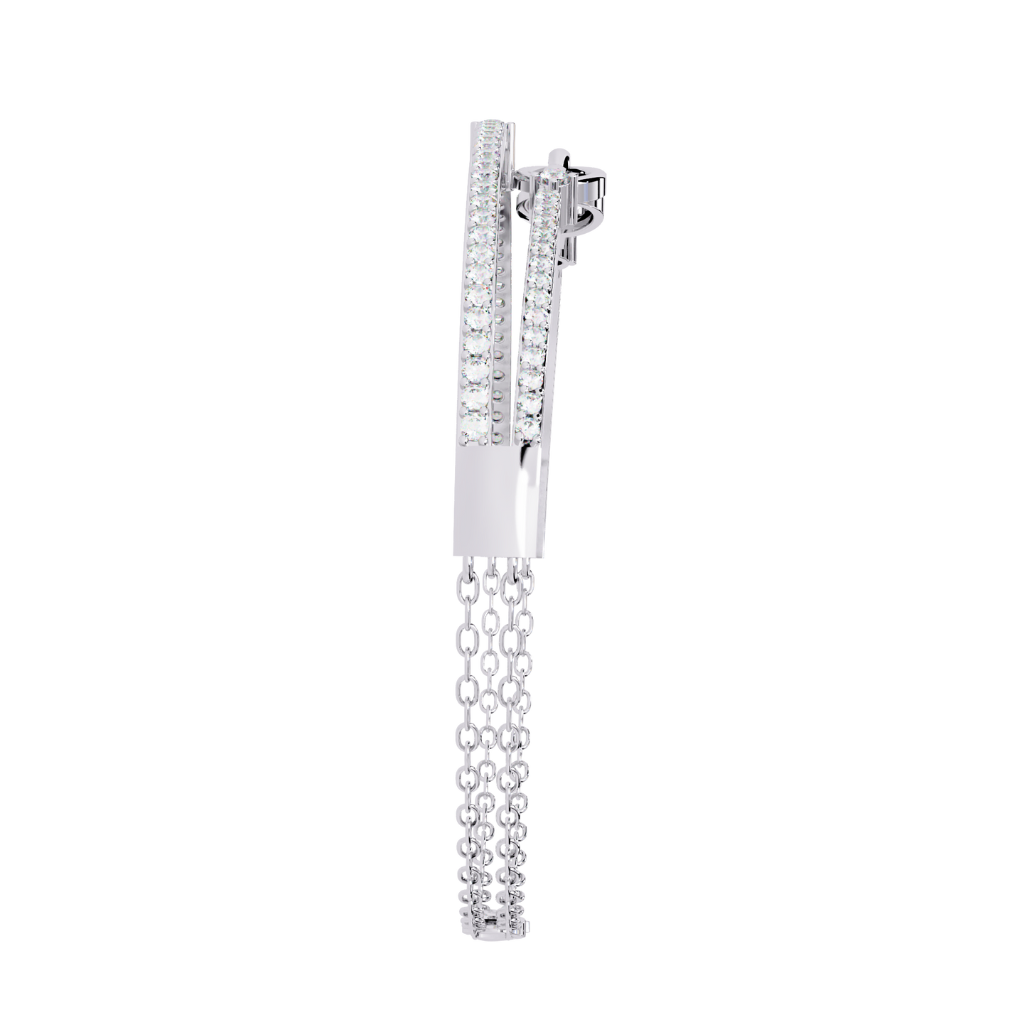 chain chic lab grown diamond bracelet