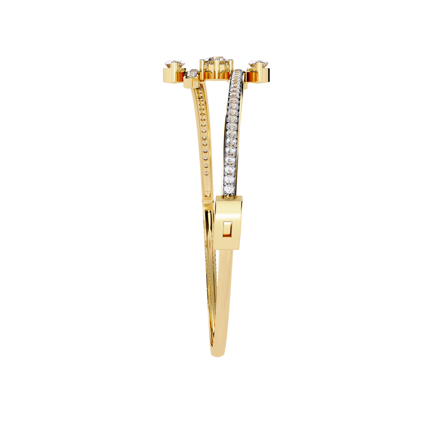 marquise muse lab grown diamond bangle