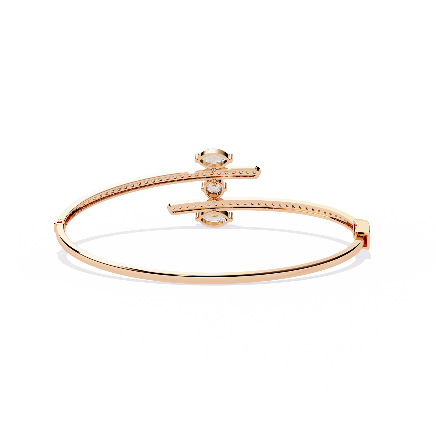 marquise muse lab grown diamond bangle
