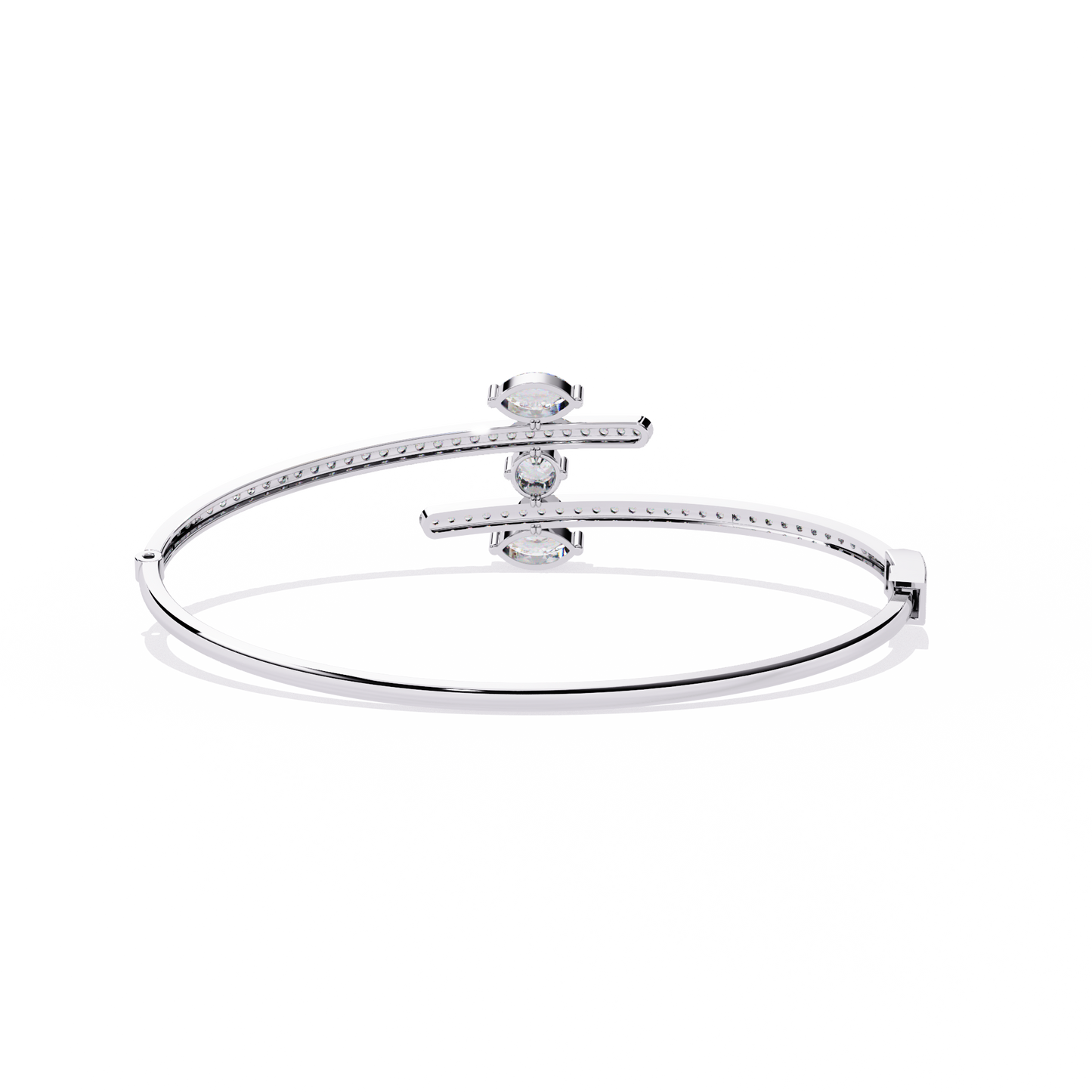 marquise muse lab grown diamond bangle
