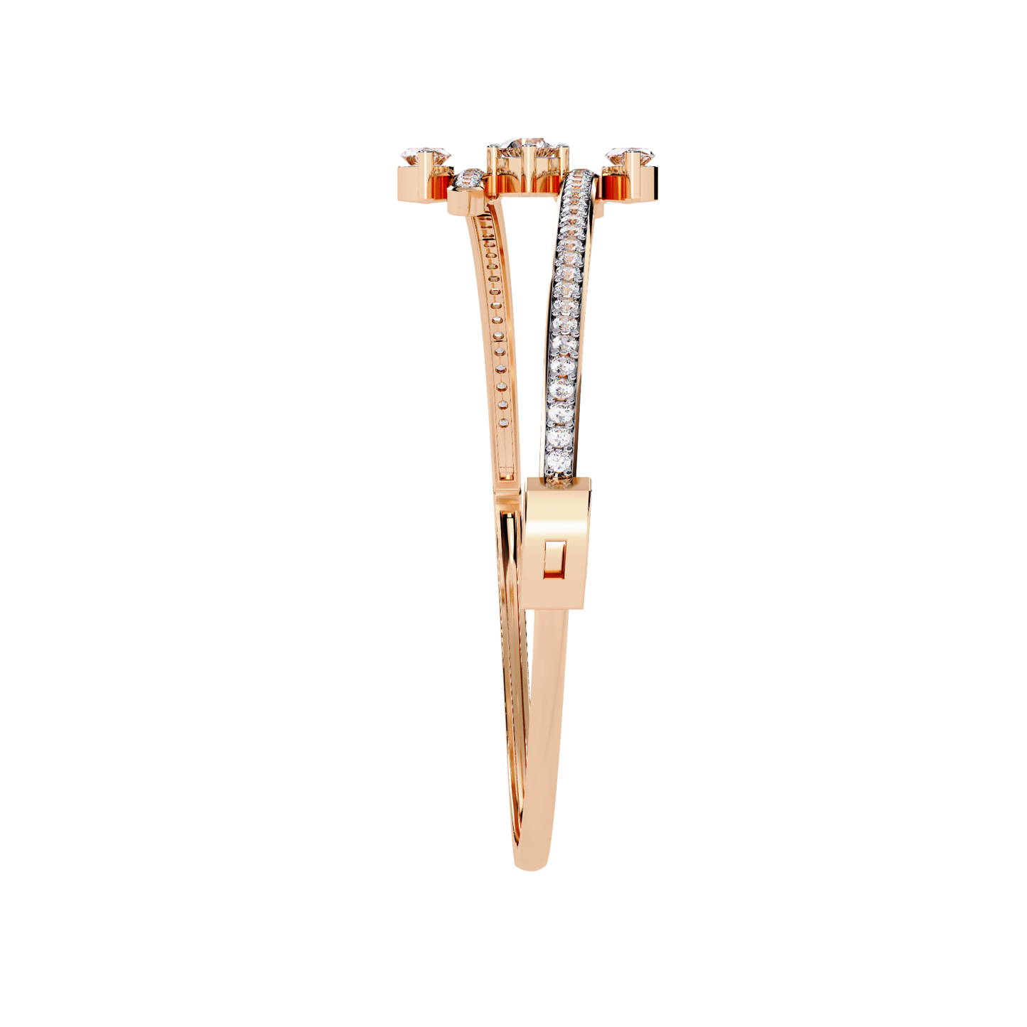 marquise muse lab grown diamond bangle