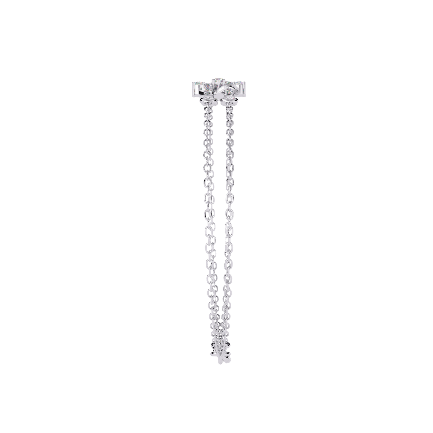 metro mosaic lab grown diamond bracelet