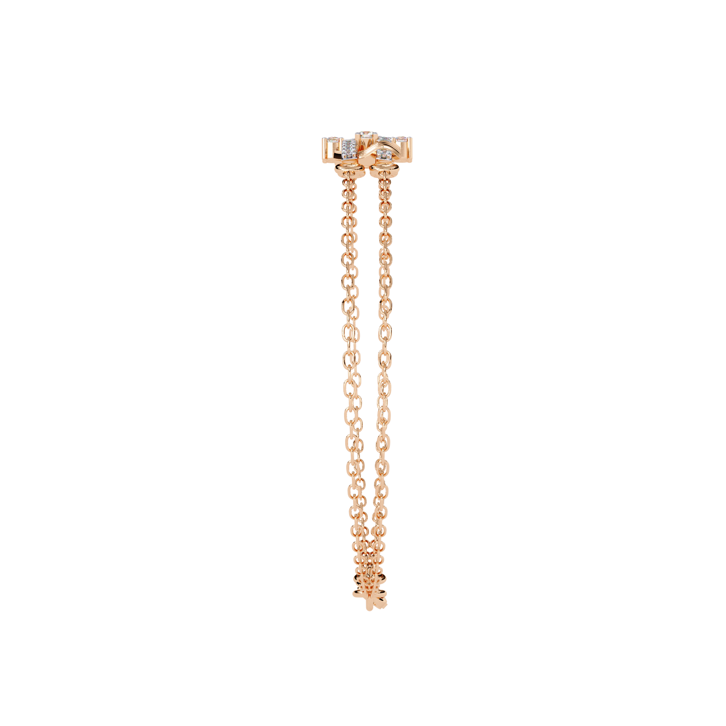 metro mosaic lab grown diamond bracelet