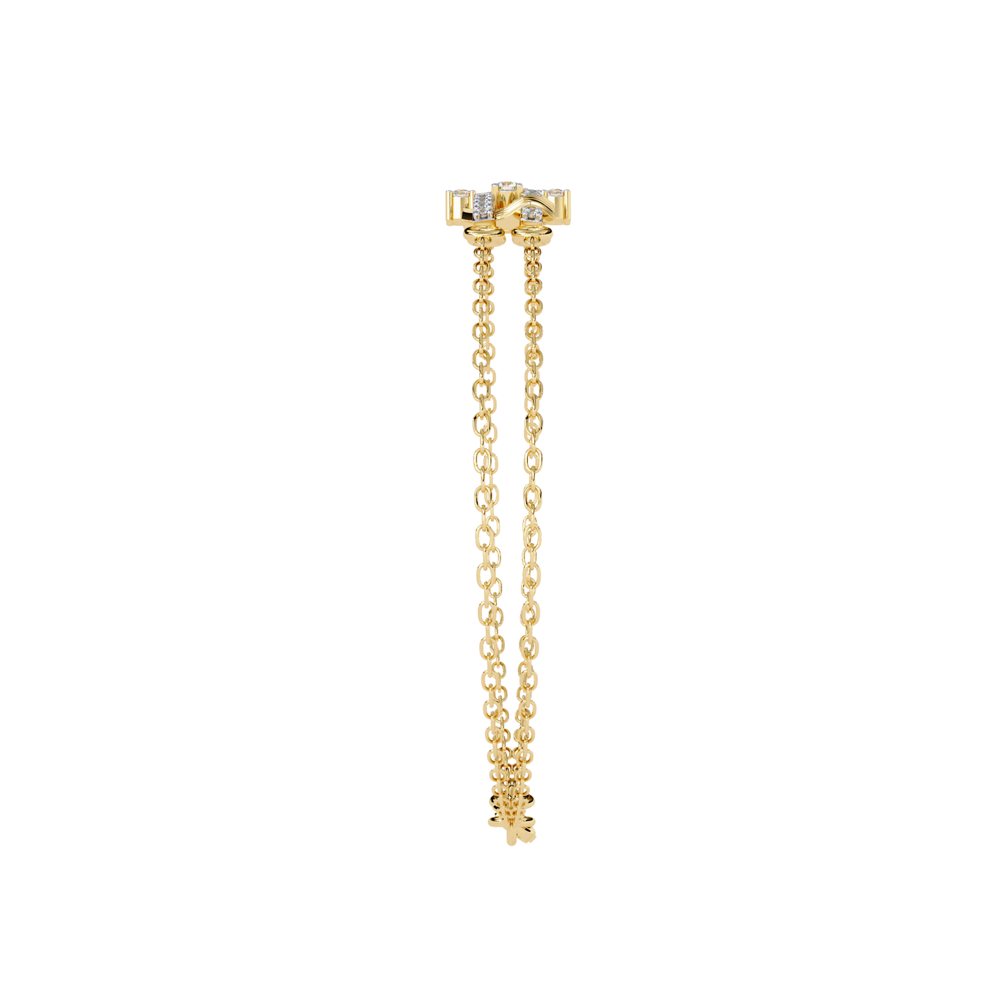metro mosaic lab grown diamond bracelet