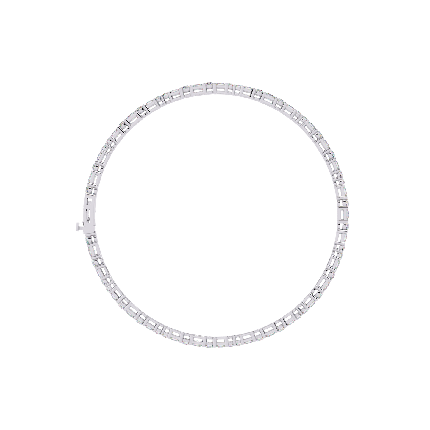 timeless round lab grown diamond bracelet