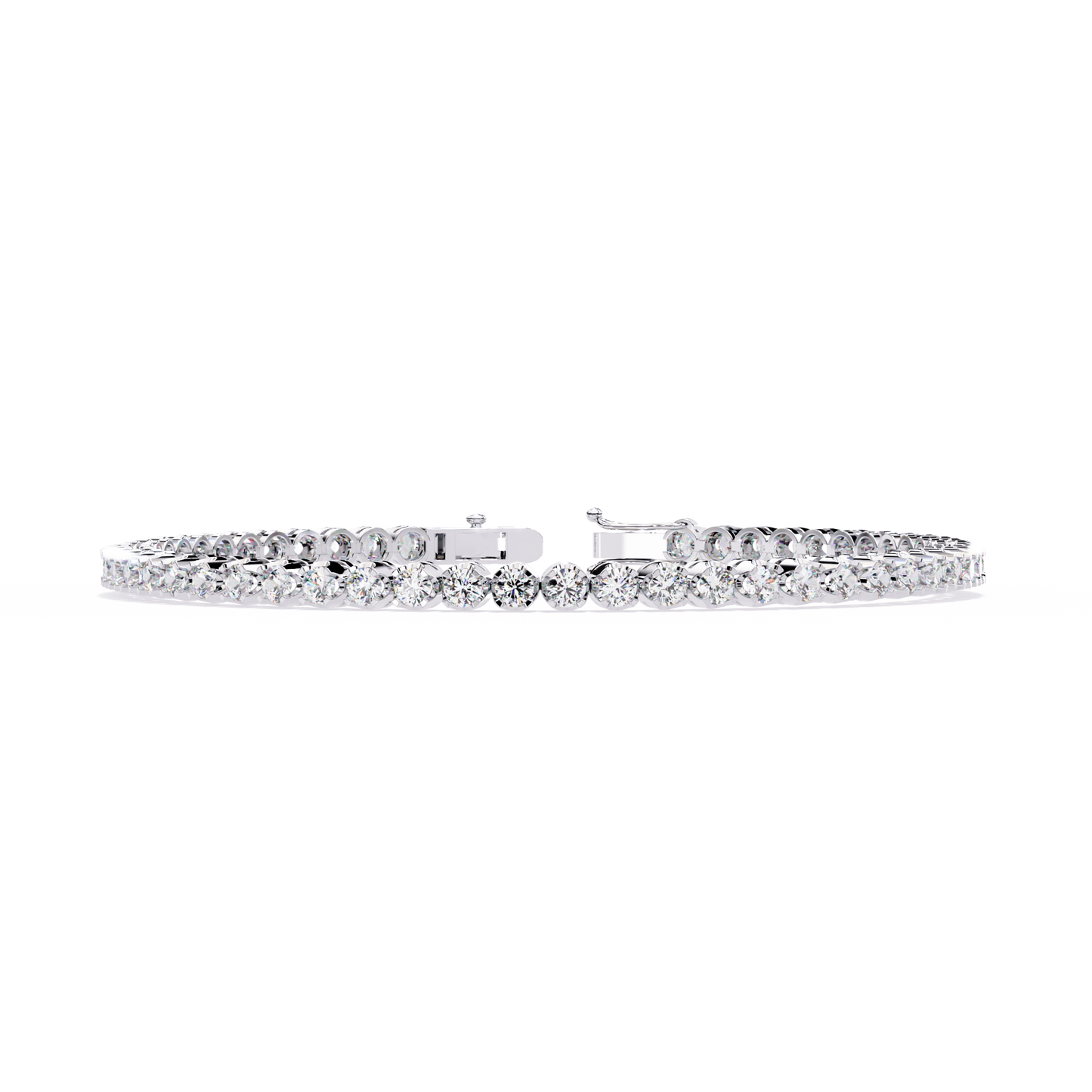 signature shine lab grown diamond bracelet