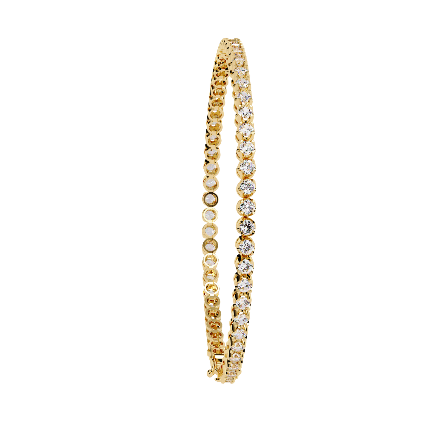 signature shine lab grown diamond bracelet