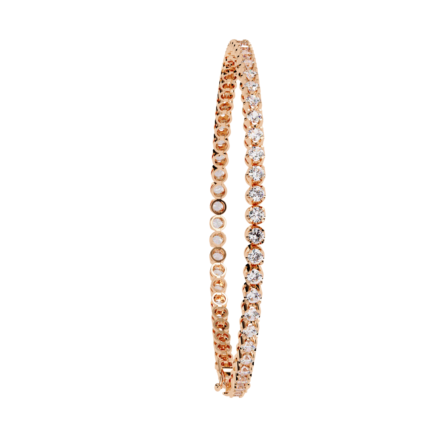 signature shine lab grown diamond bracelet