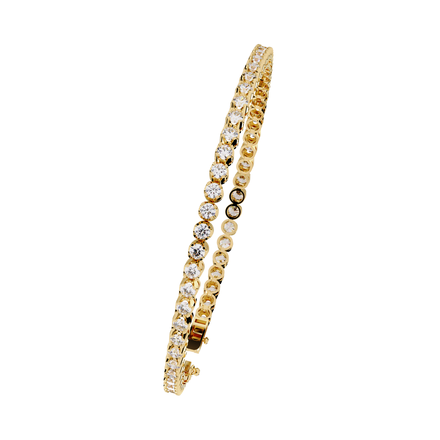 signature shine lab grown diamond bracelet