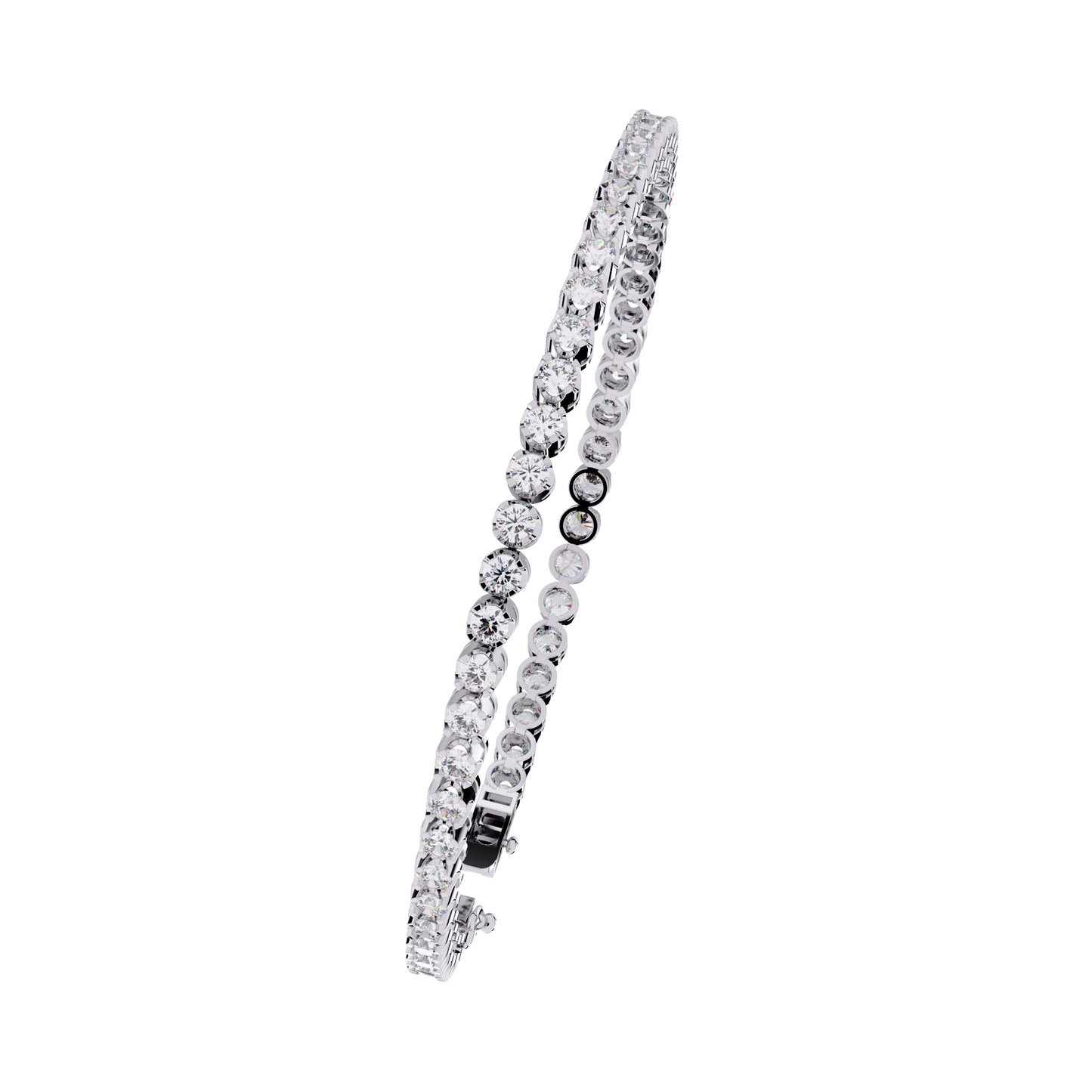 signature shine lab grown diamond bracelet