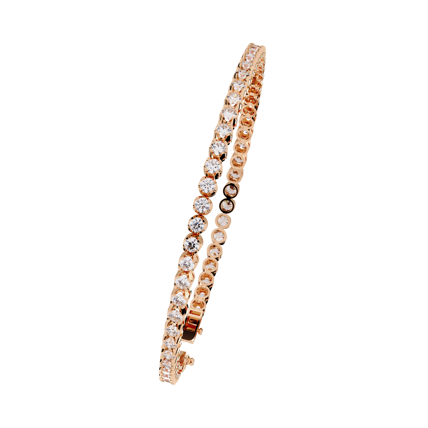 signature shine lab grown diamond bracelet