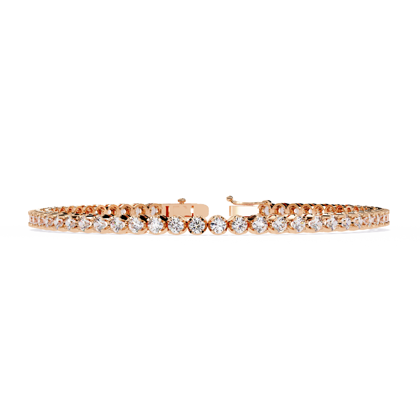 signature shine lab grown diamond bracelet