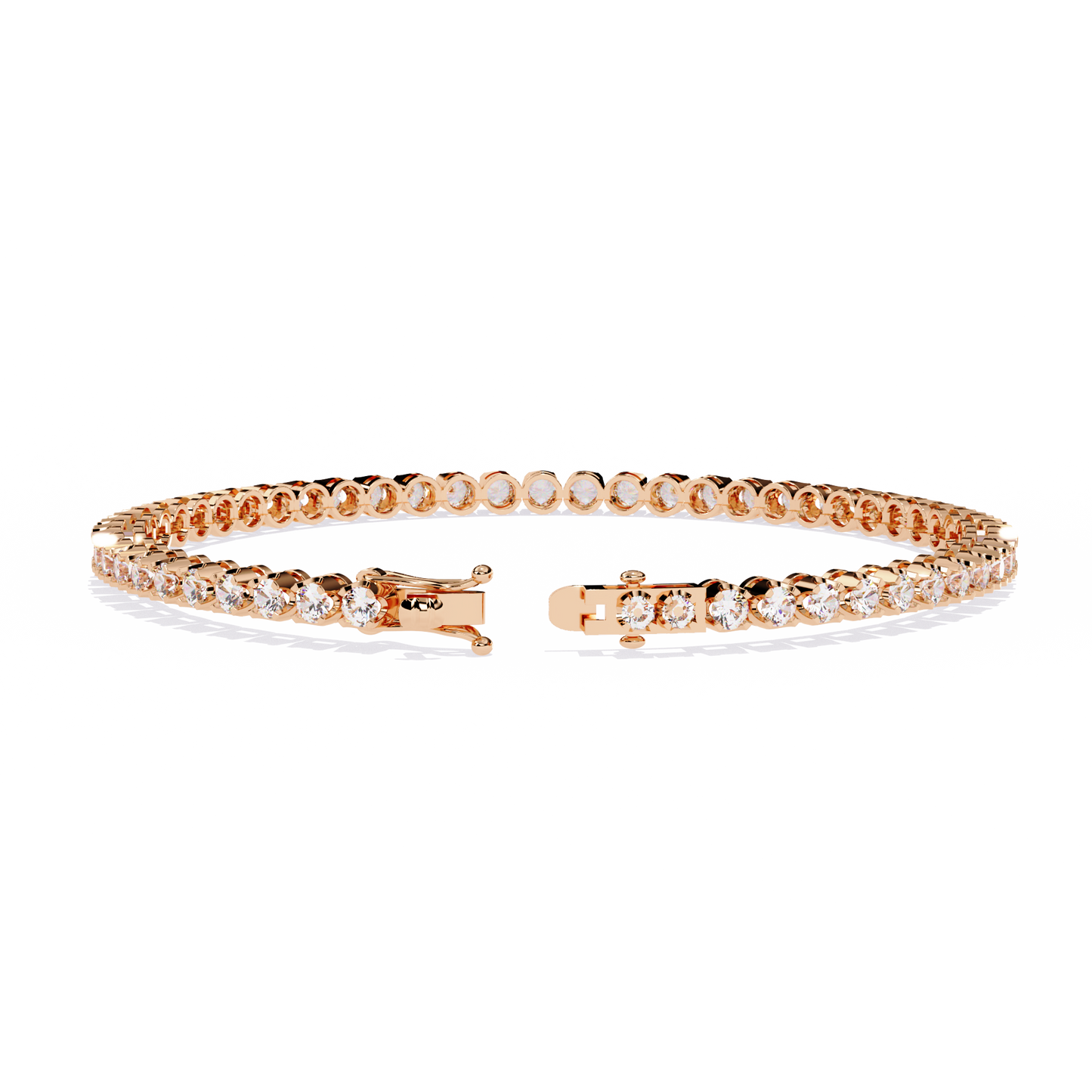 signature shine lab grown diamond bracelet