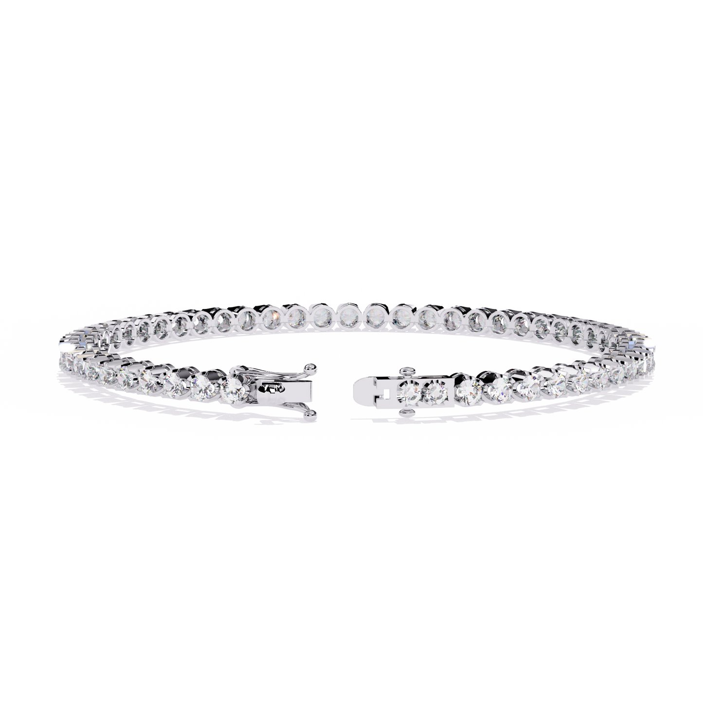 signature shine lab grown diamond bracelet