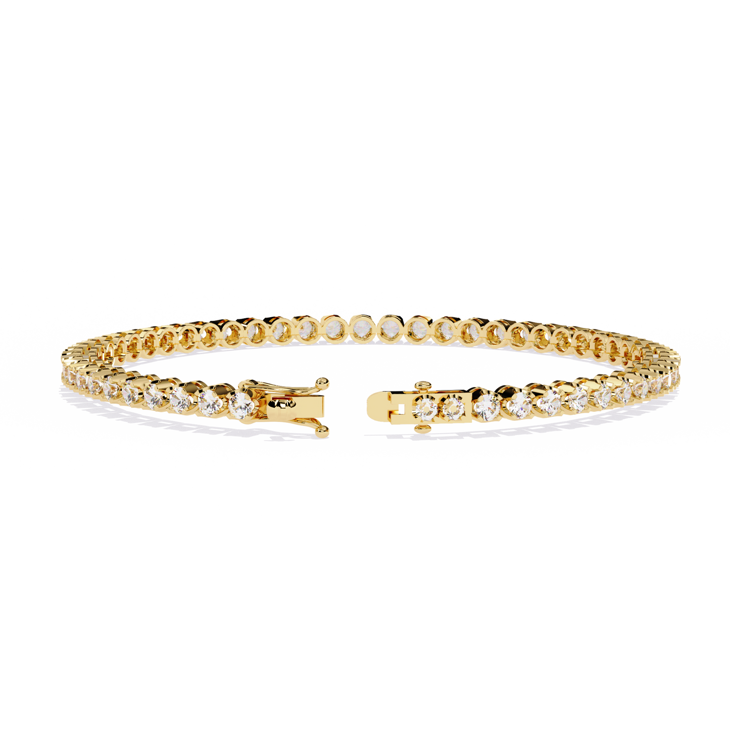 signature shine lab grown diamond bracelet