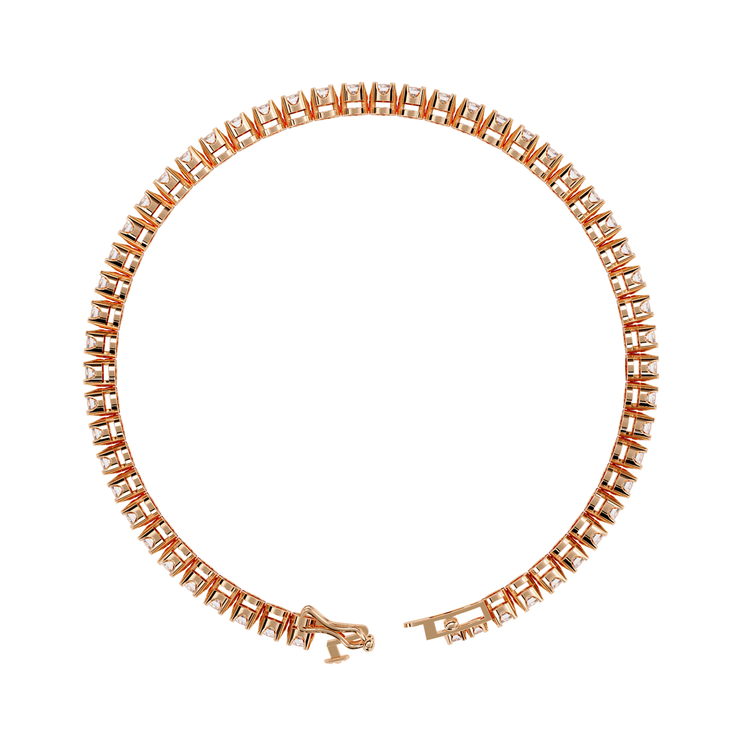 signature shine lab grown diamond bracelet