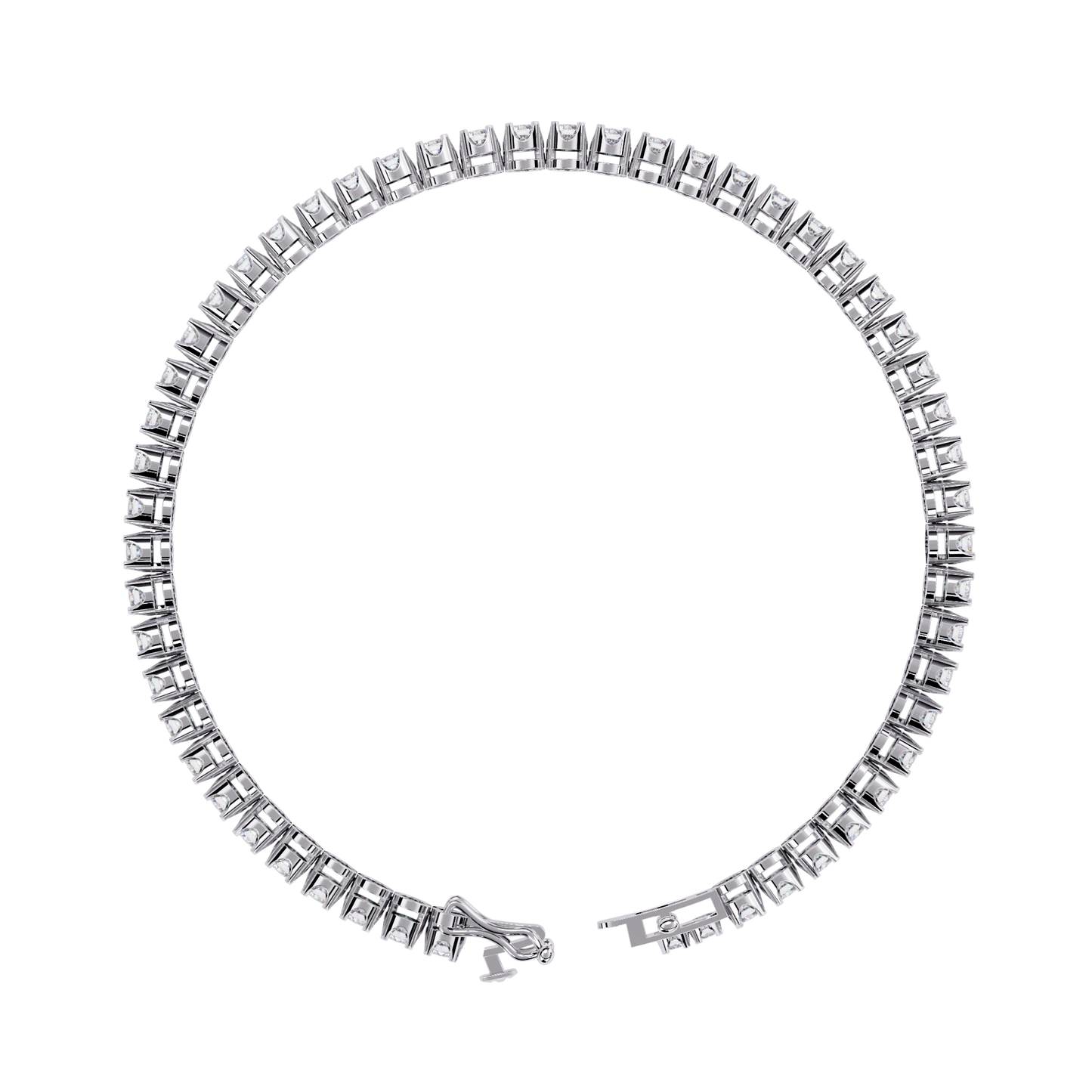 signature shine lab grown diamond bracelet