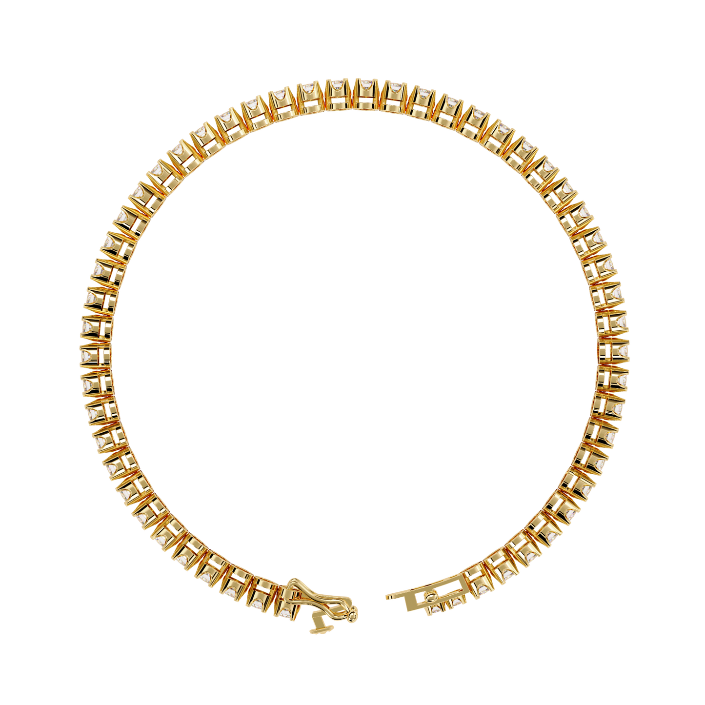 signature shine lab grown diamond bracelet