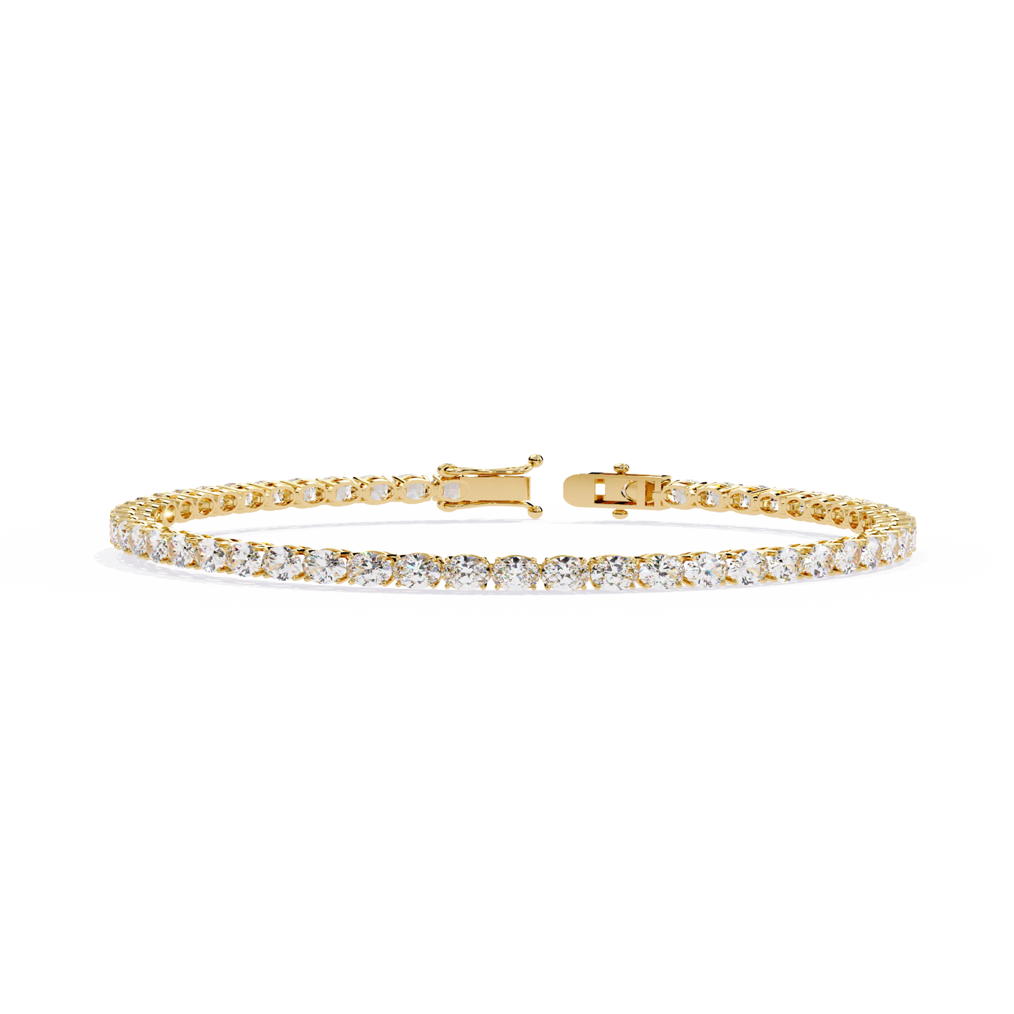 infinite shine lab grown diamond tennis bracelet