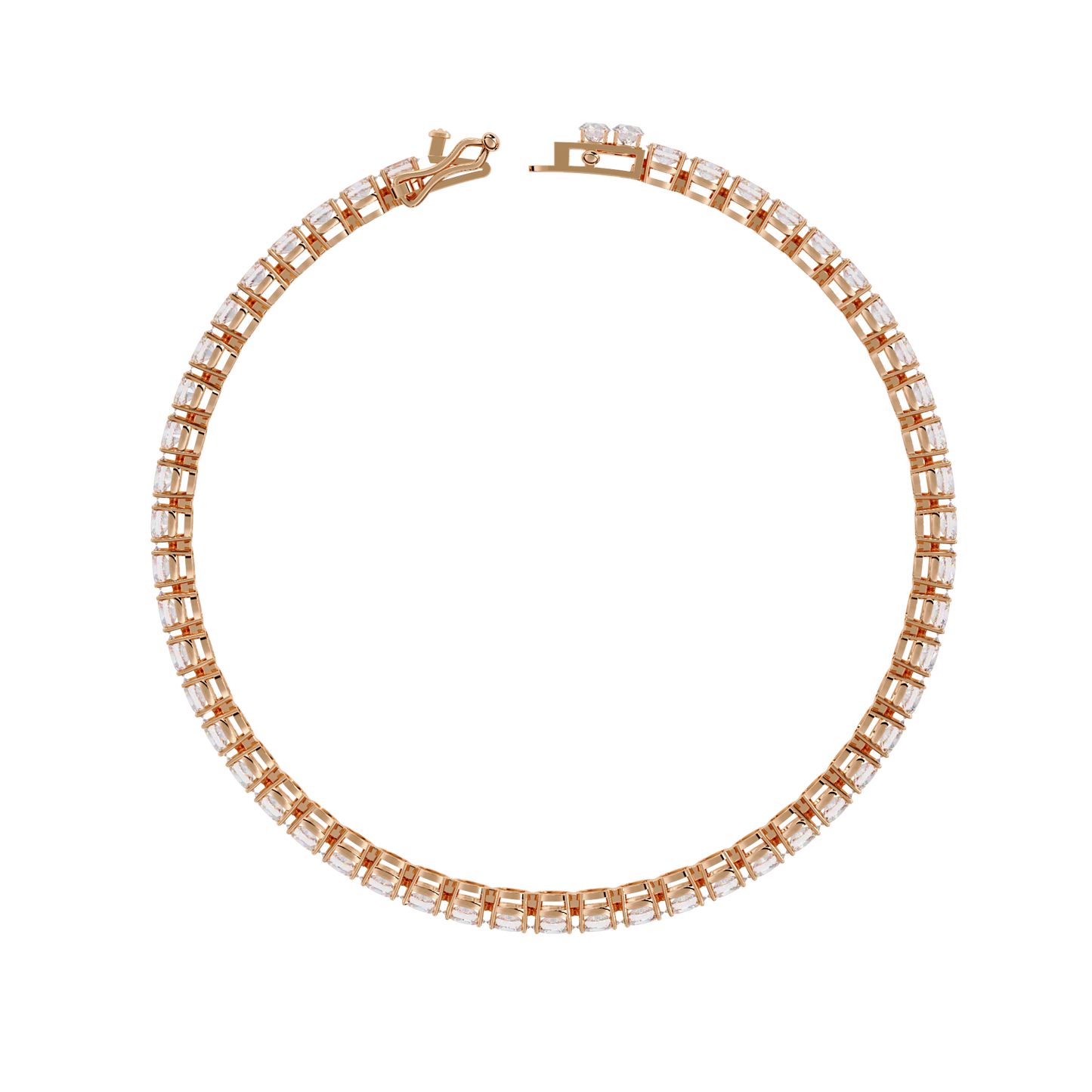 infinite shine lab grown diamond tennis bracelet