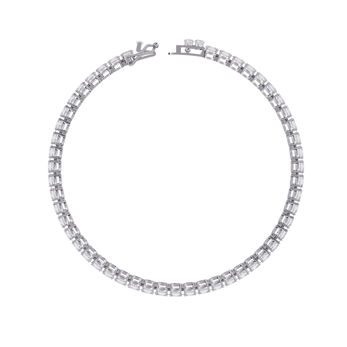 infinite shine lab grown diamond tennis bracelet