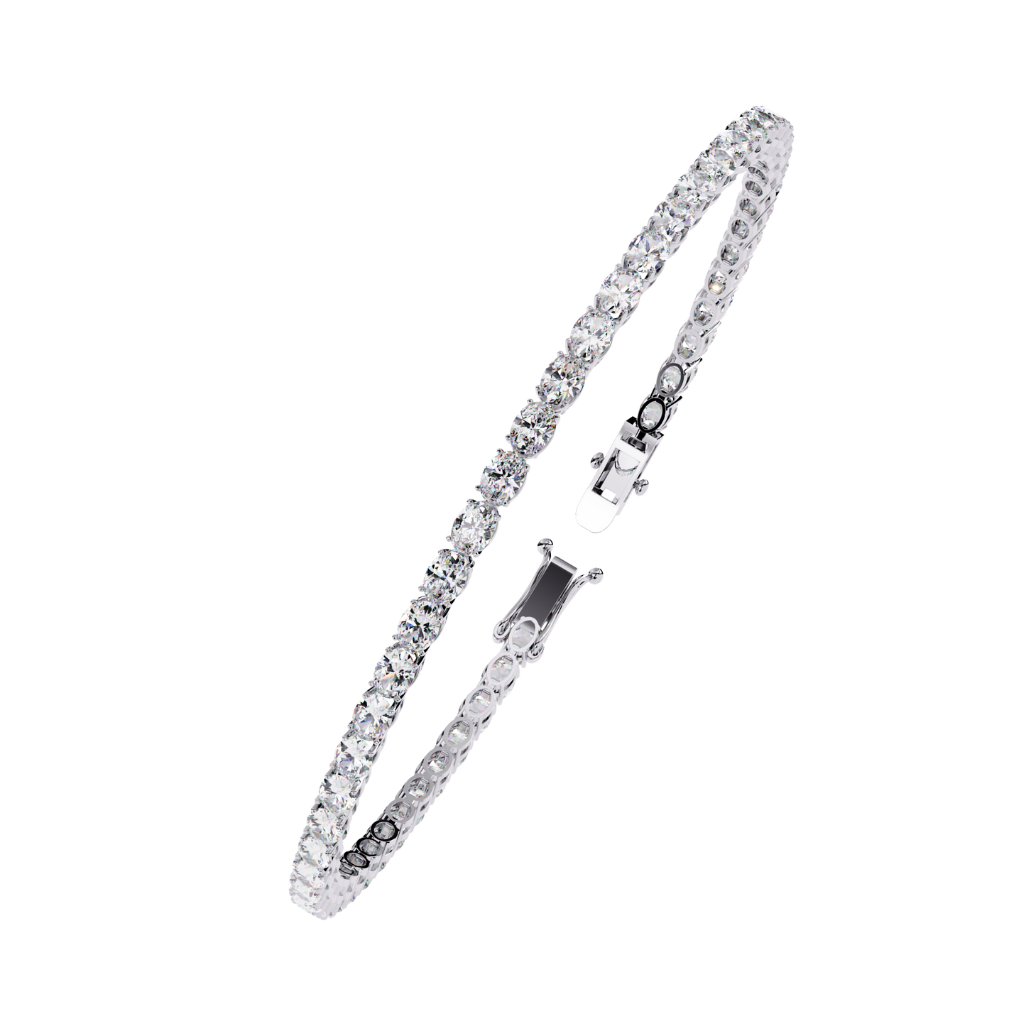 infinite shine lab grown diamond tennis bracelet