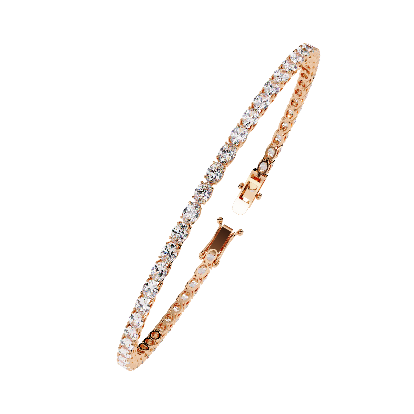 infinite shine lab grown diamond tennis bracelet