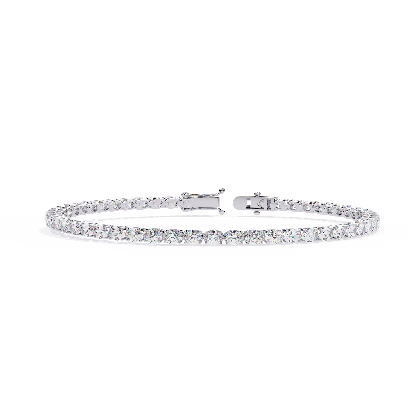 infinite shine lab grown diamond tennis bracelet
