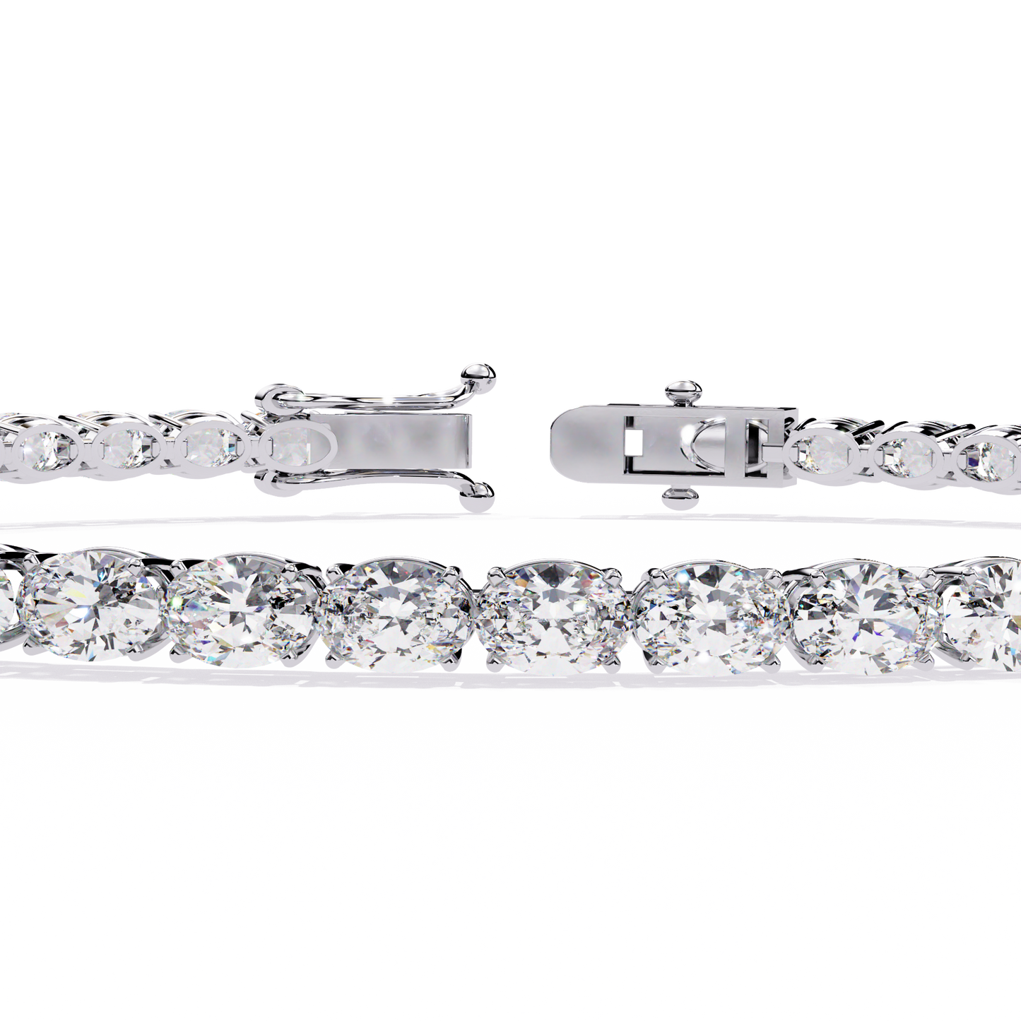 infinite shine lab grown diamond tennis bracelet