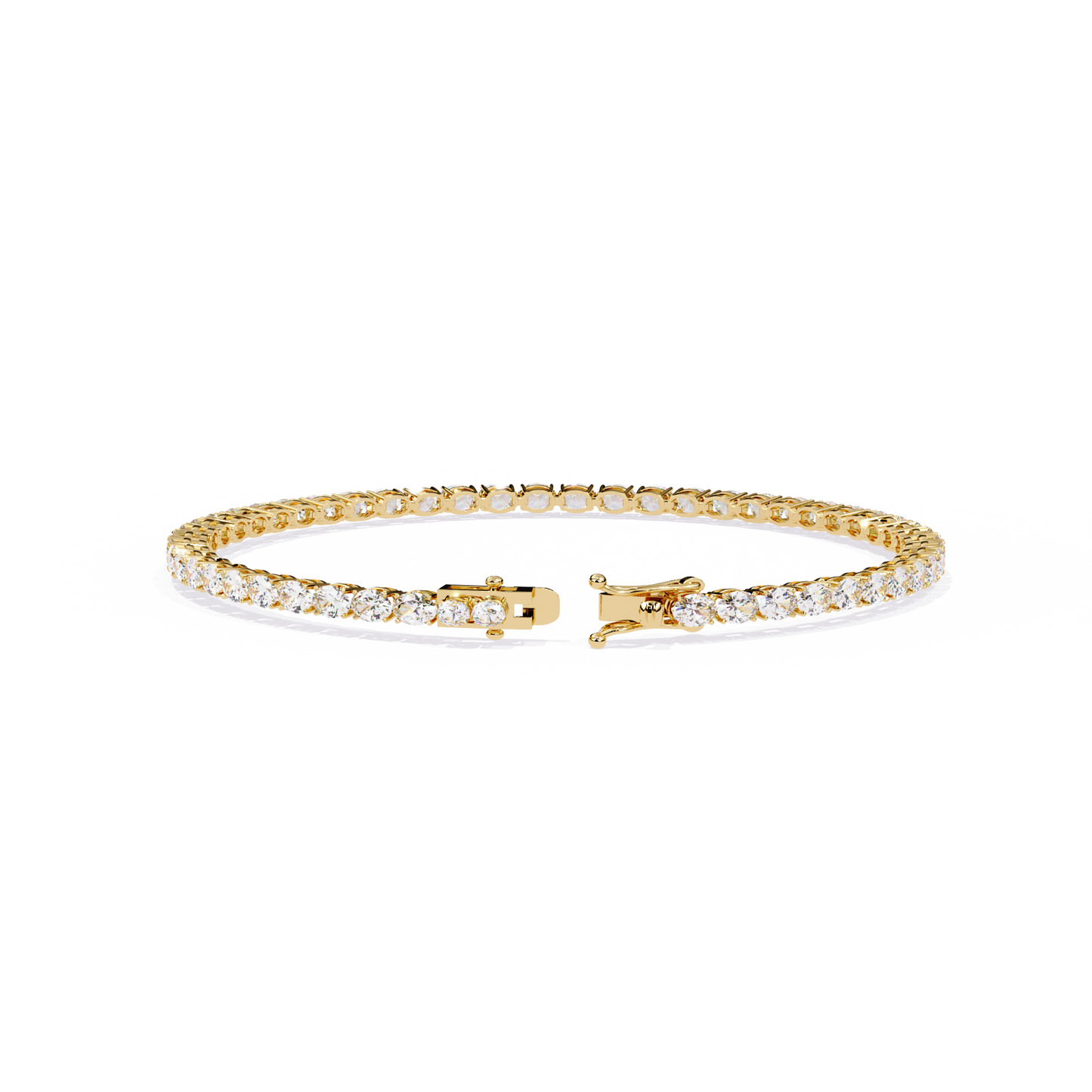 infinite shine lab grown diamond tennis bracelet