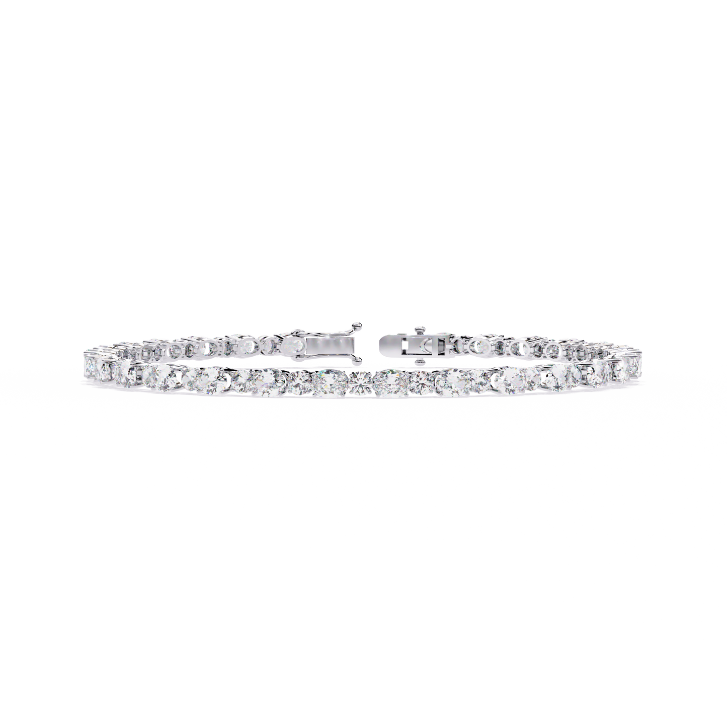 grandeur line lab grown diamond tennis bracelet
