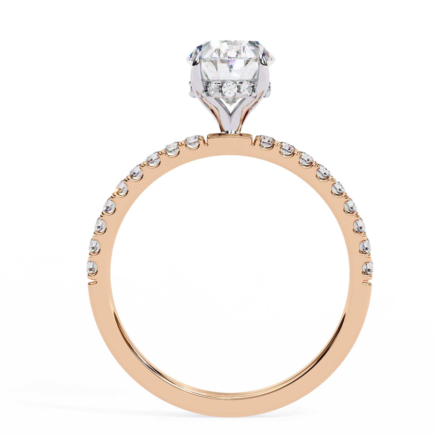 oval brilliance lab diamond solitaire ring