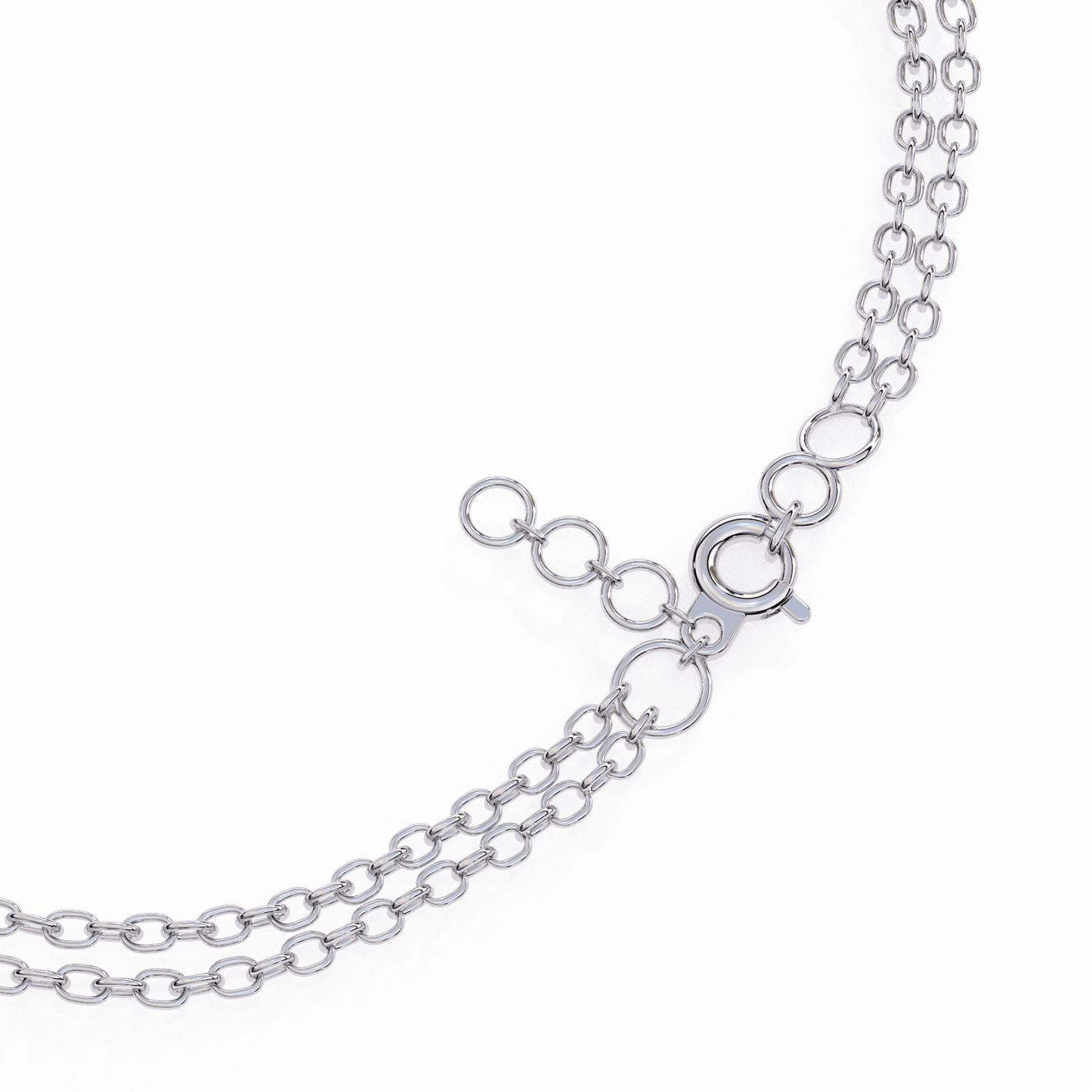 infinity links lab grown diamond bracelet