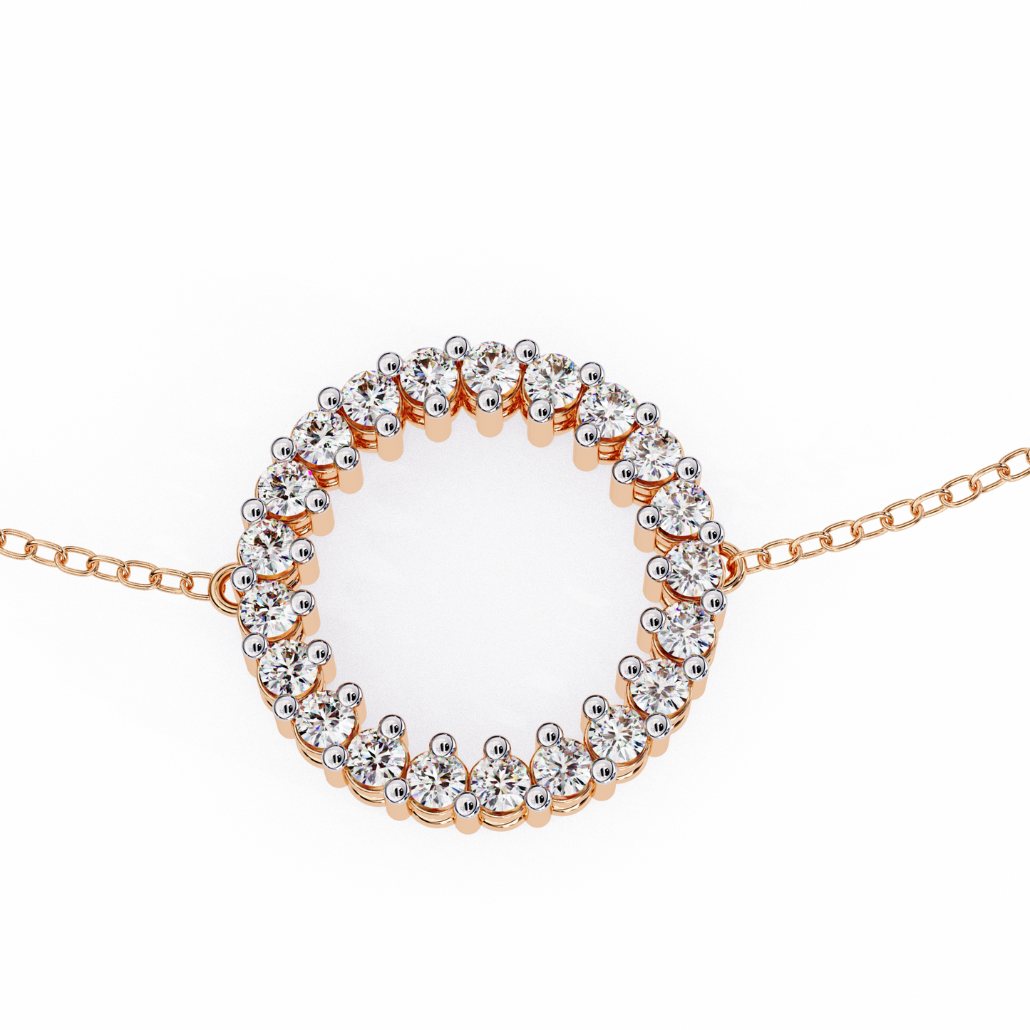 eternal circle lab grown diamond bracelet