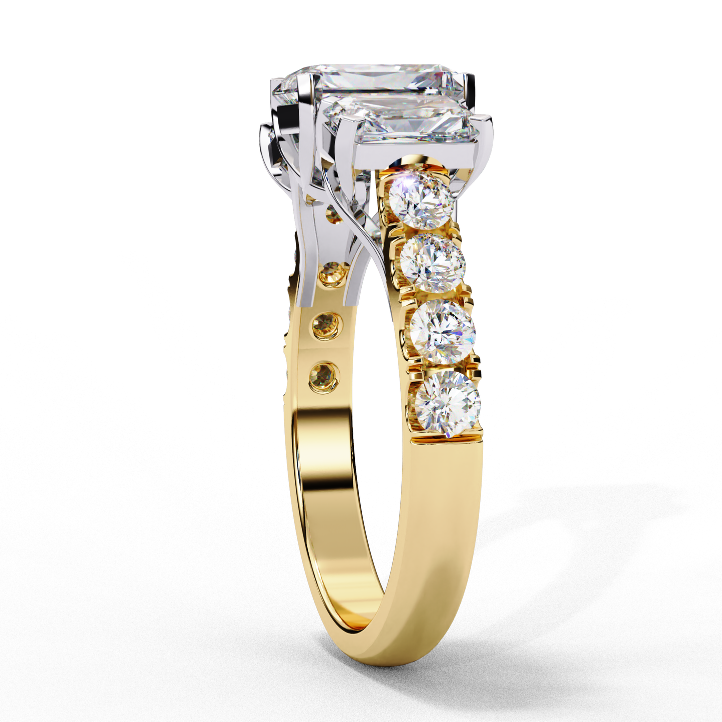 trinity radiance lab grown diamond ring