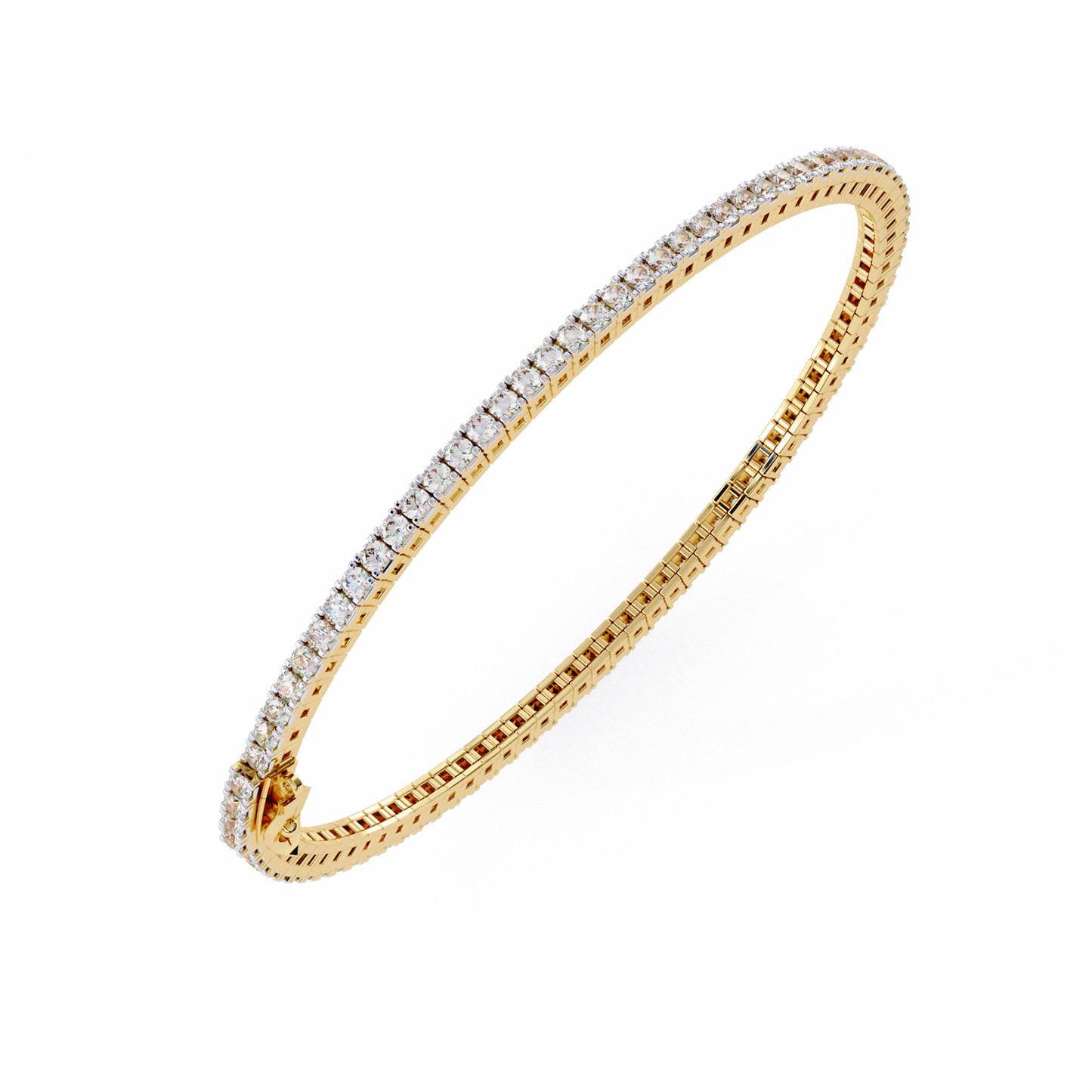classic tennis lab grown diamond bracelet
