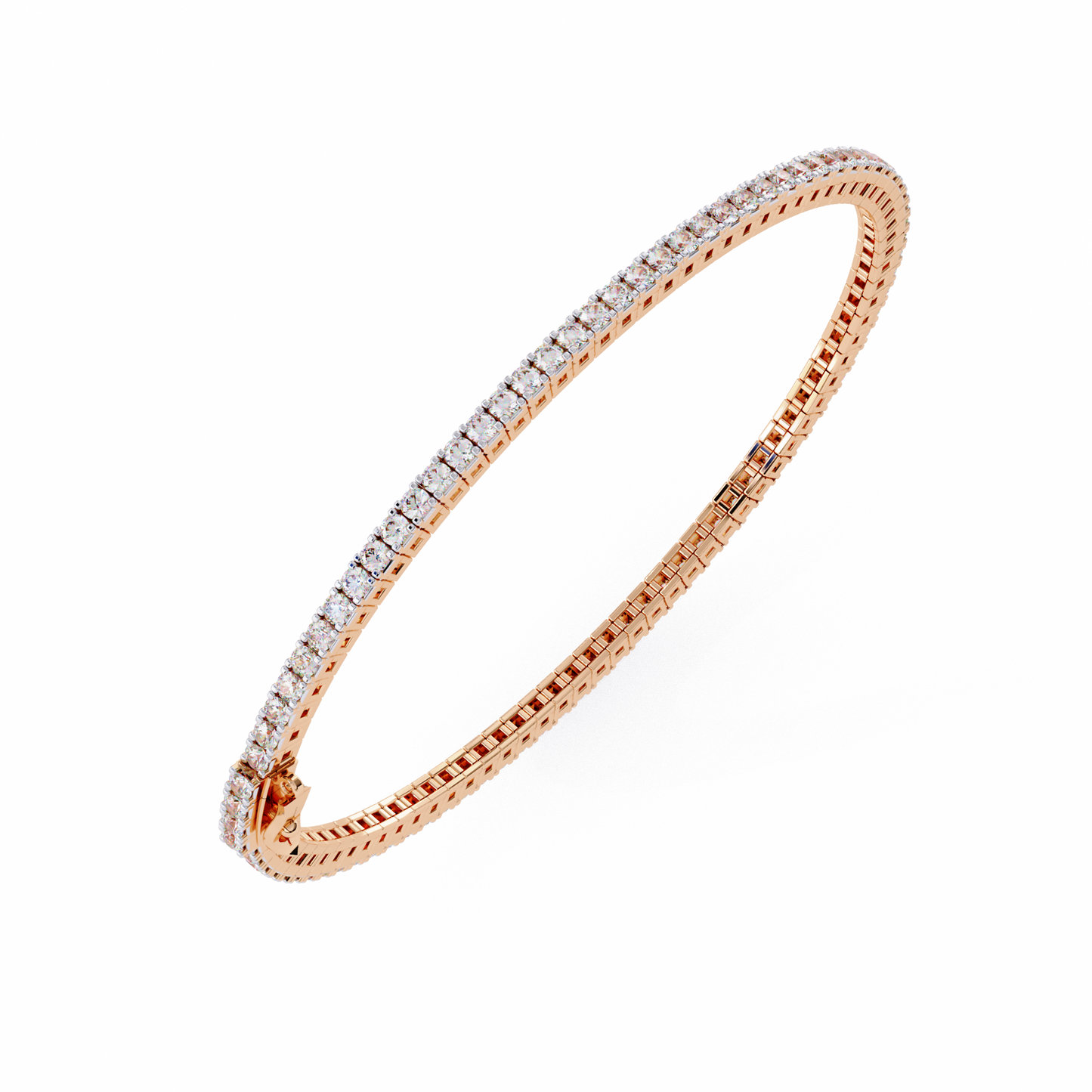 classic tennis lab grown diamond bracelet