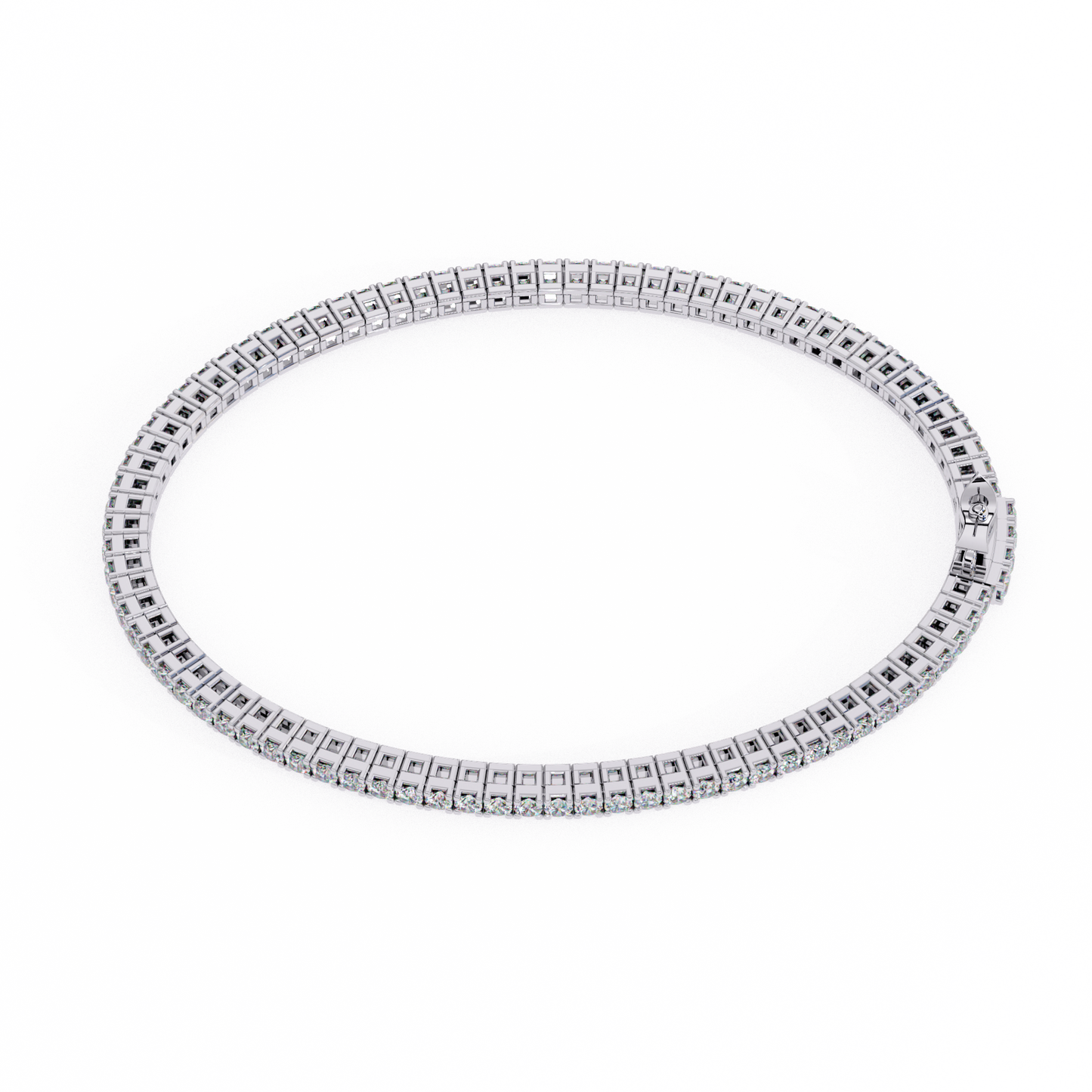 classic tennis lab grown diamond bracelet
