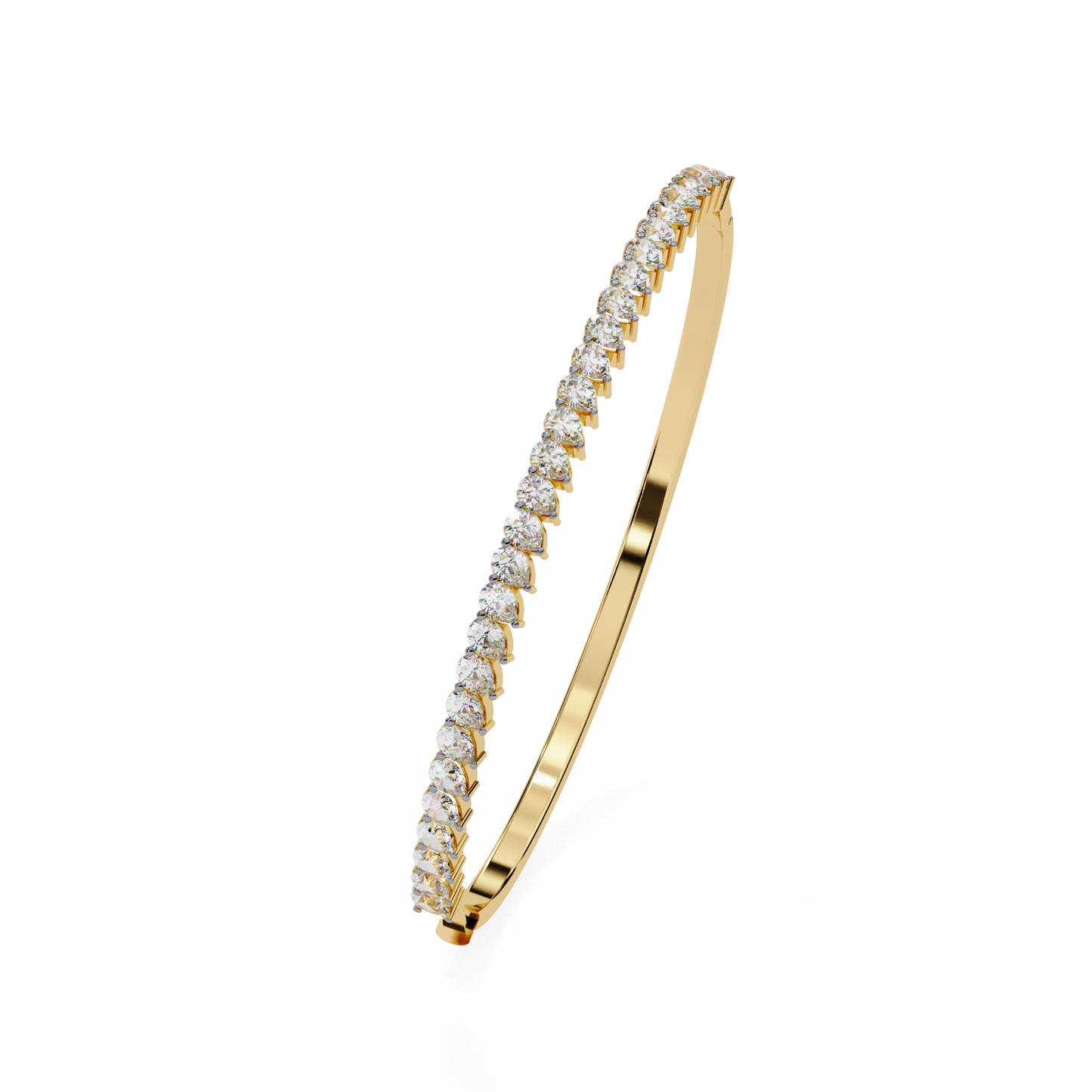 riviera classic lab grown diamond bangle